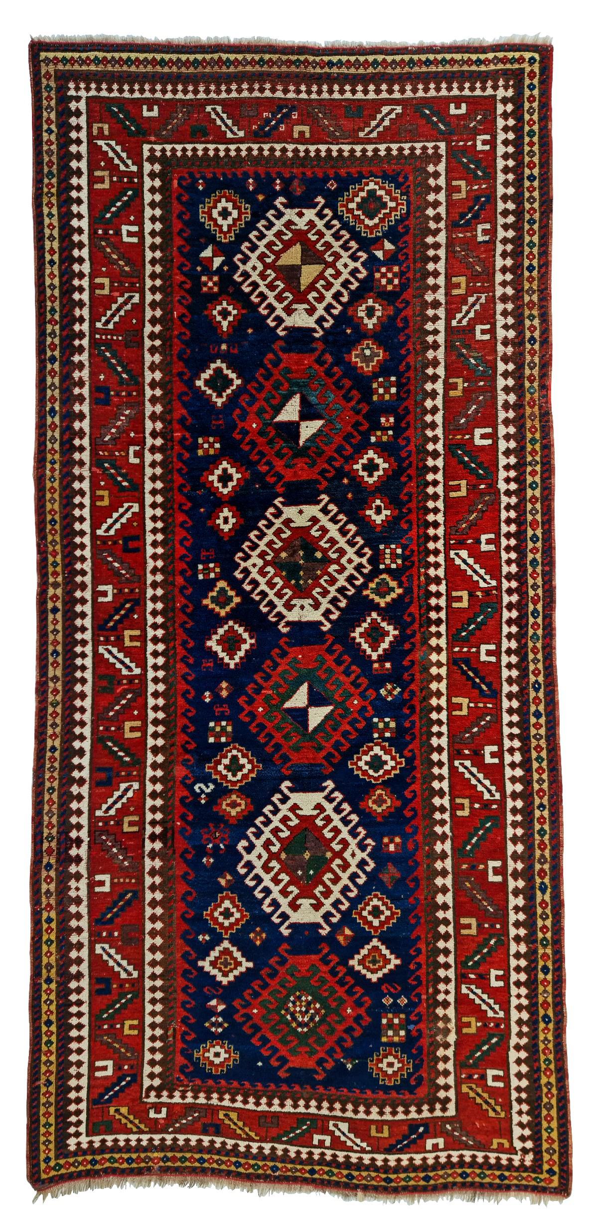 Antique Large Caucasian Kazak Rug (1 of 11) Antique Large Caucasian Kazak Rug (1 of 11)