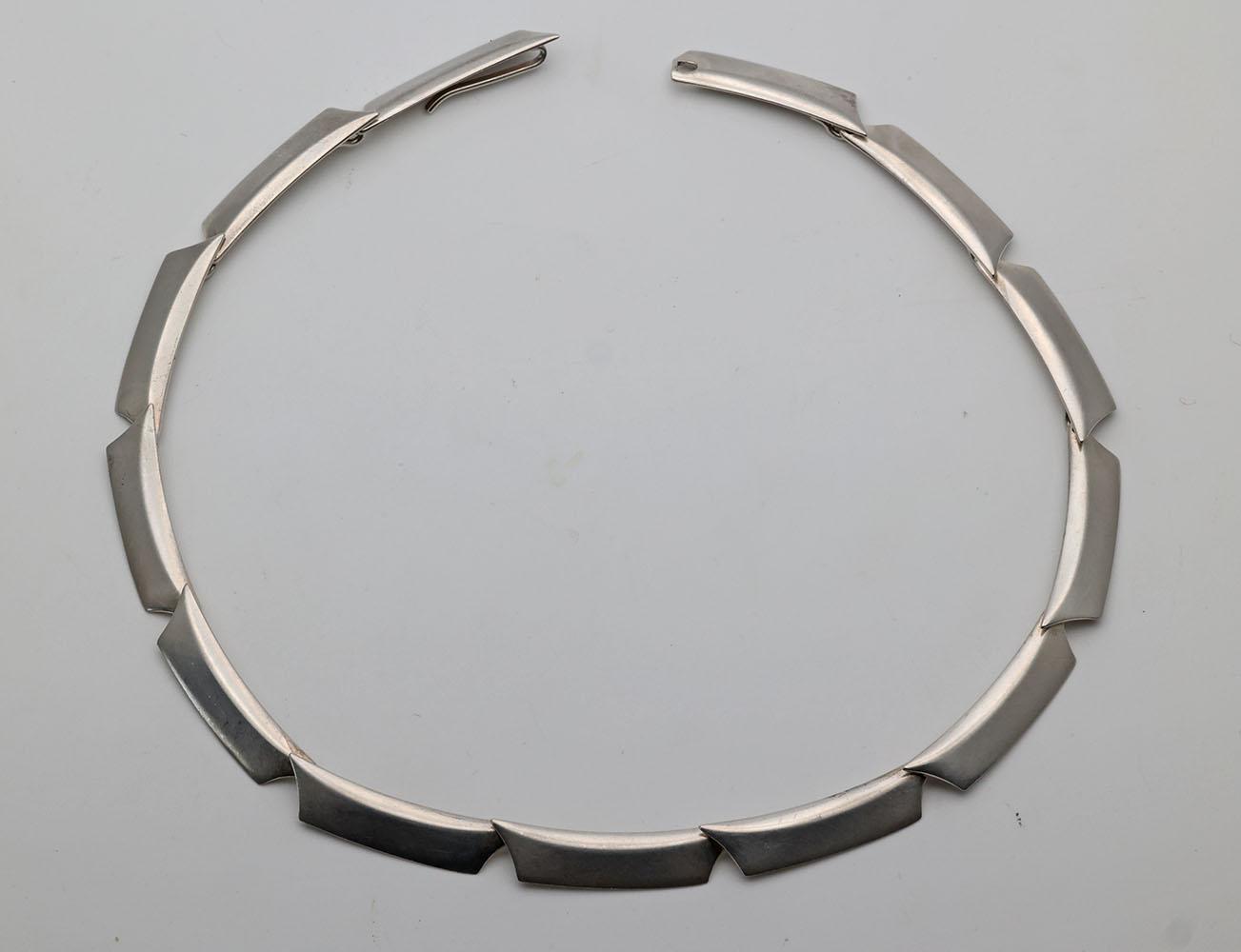 Georg Jensen Rare Silver ‘Plateau’ Necklace (1 of 2) Georg Jensen Rare Silver ‘Plateau’ Necklace (1 of 2)