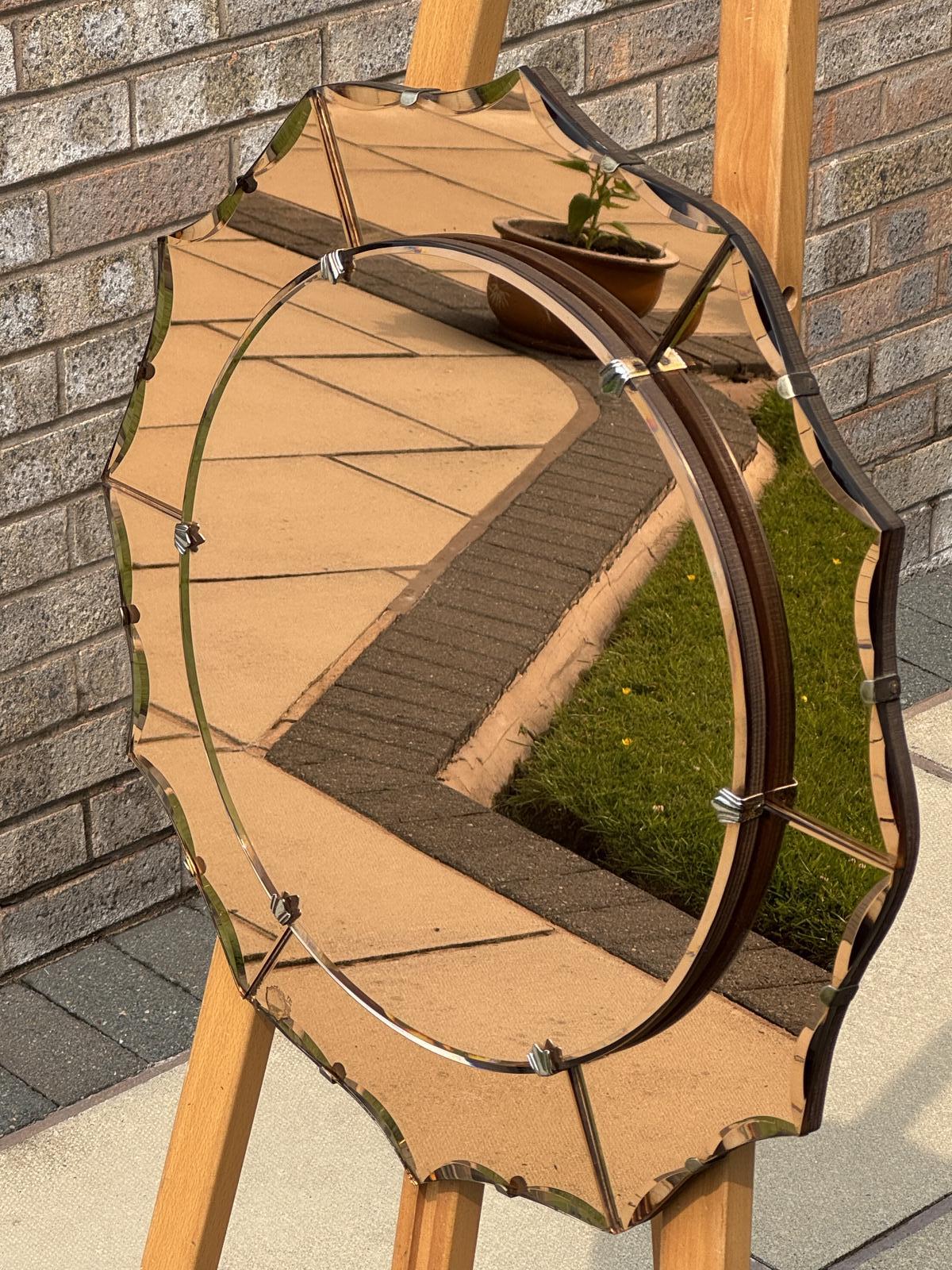 Peach Petal Deco Mirror (1 of 4)