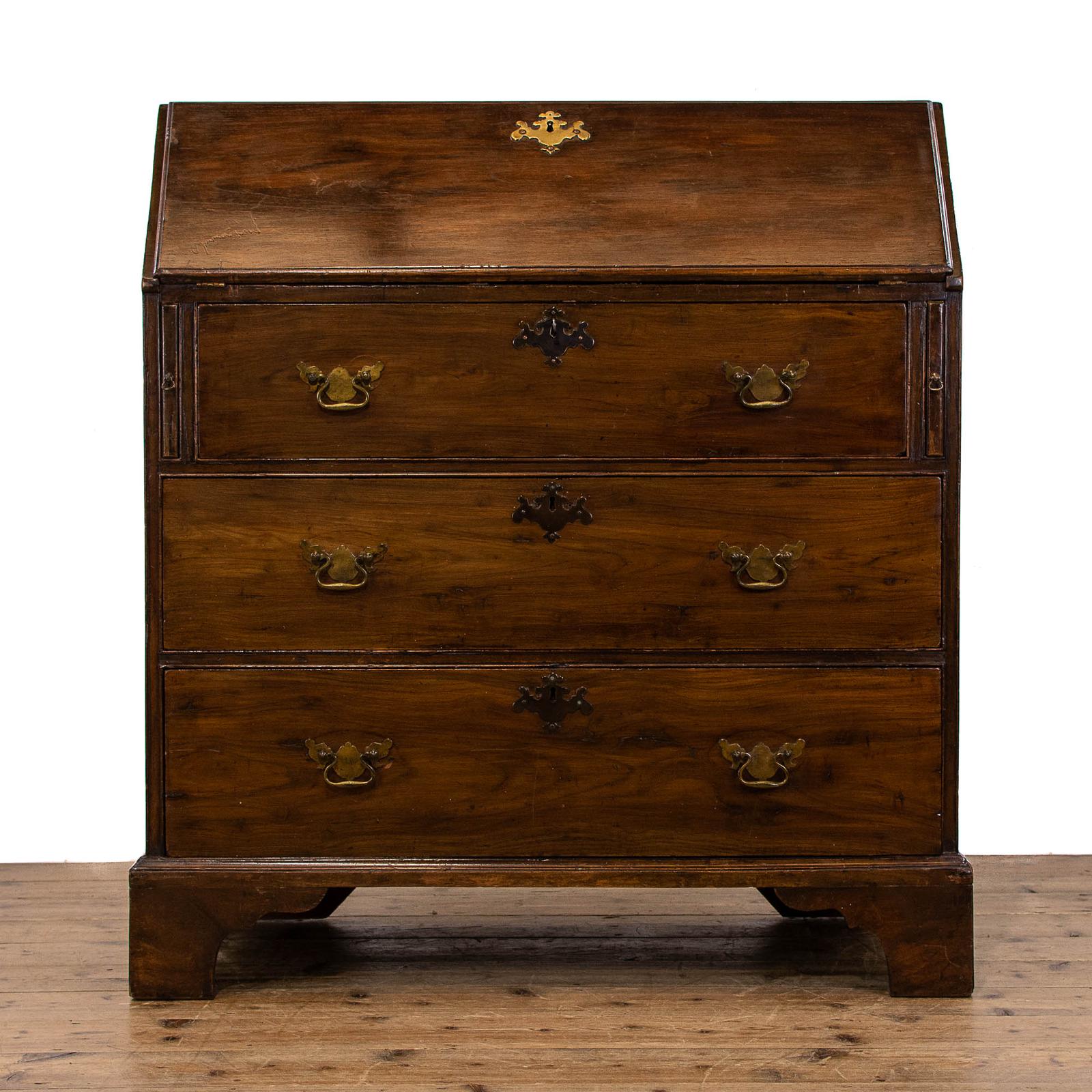 Anglo Chinese Antique Padouk Bureau (1 of 16)