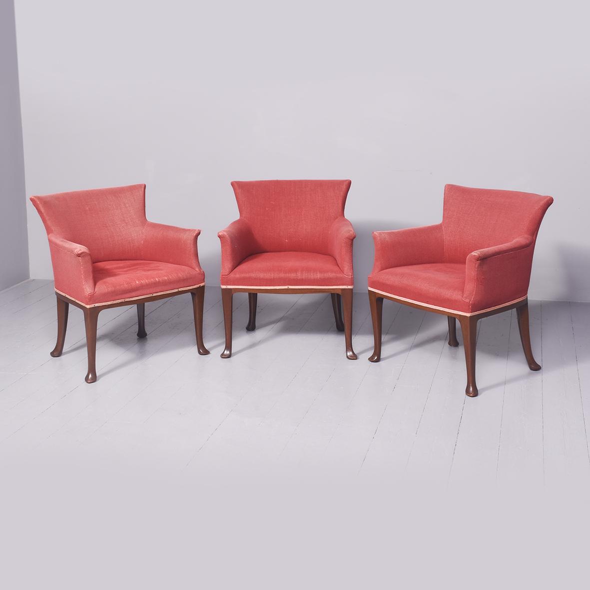 Set of 3 Whytock & Reid Club Chairs (1 of 8)