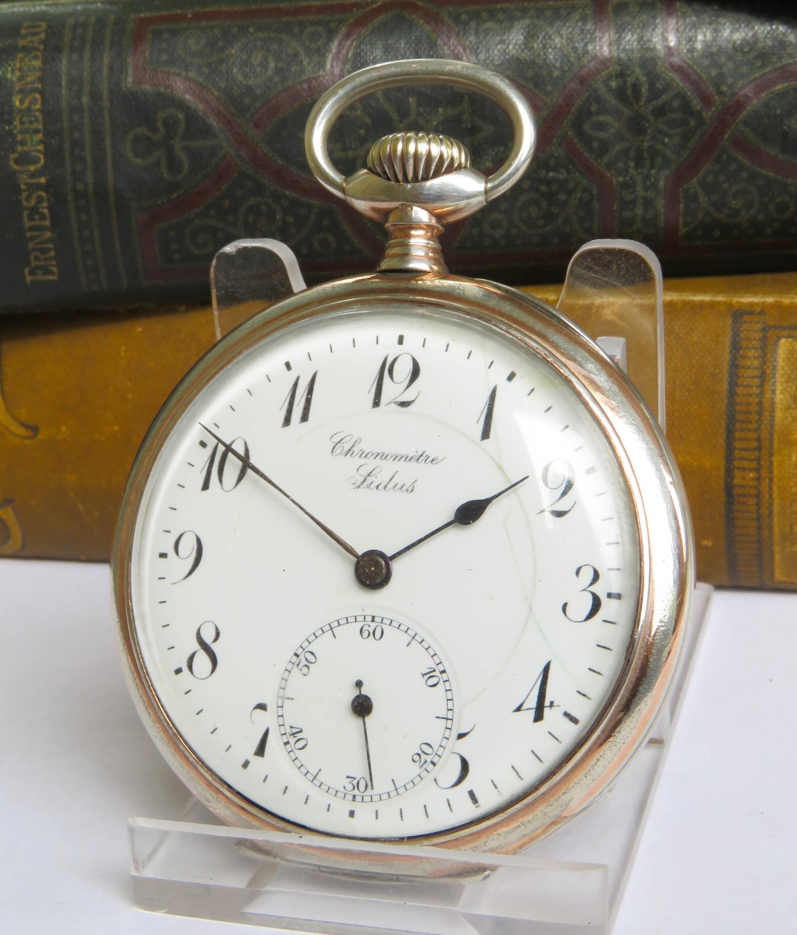 Pocket Watch : Antique Silver Chronometre Sidus Pocket Watch (1 of 6) Pocket Watch : Antique Silver Chronometre Sidus Pocket Watch (1 of 6)