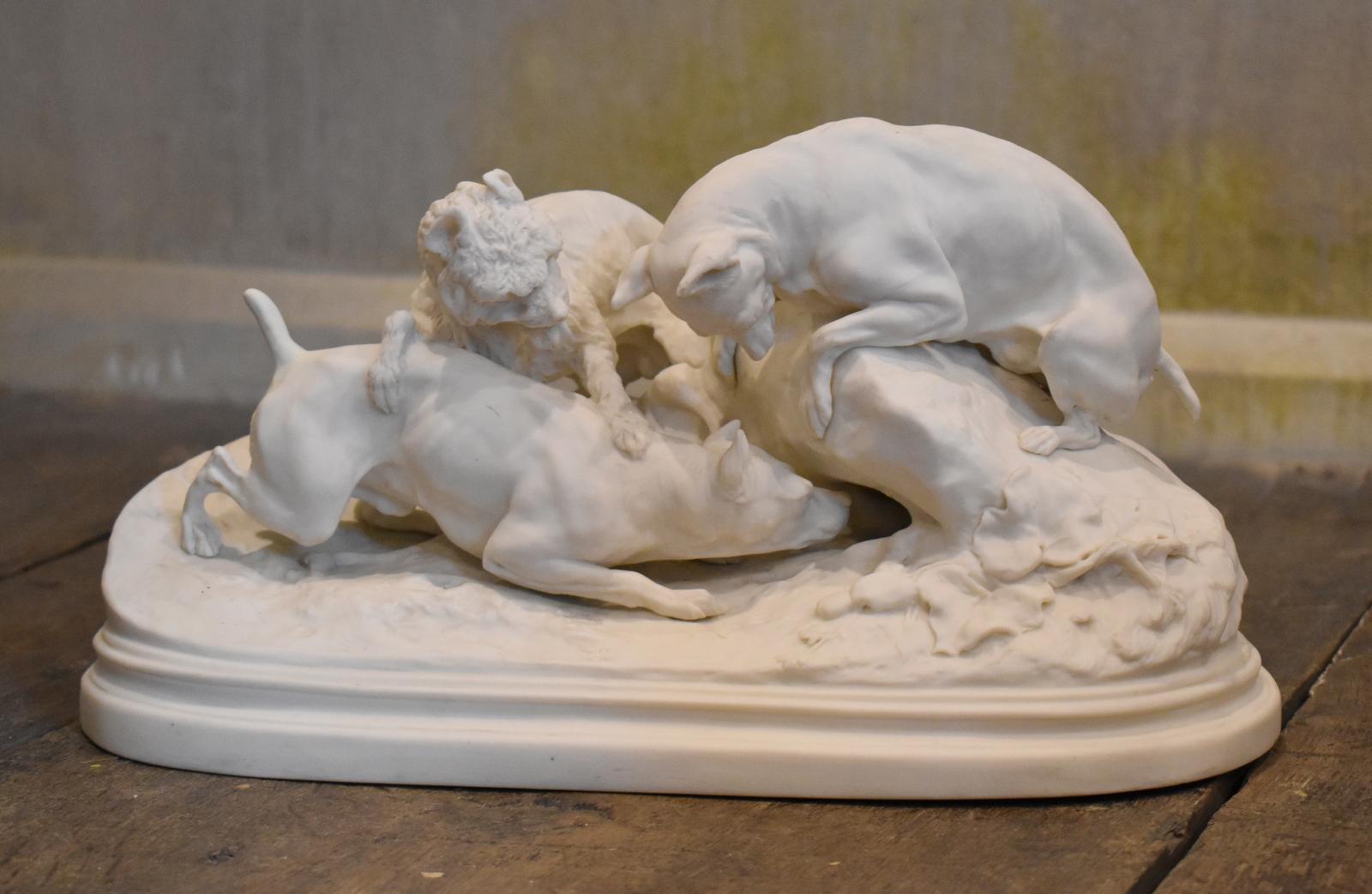 Victorian Parian Dog Group by Copeland (1 of 8) Victorian Parian Dog Group by Copeland (1 of 8)