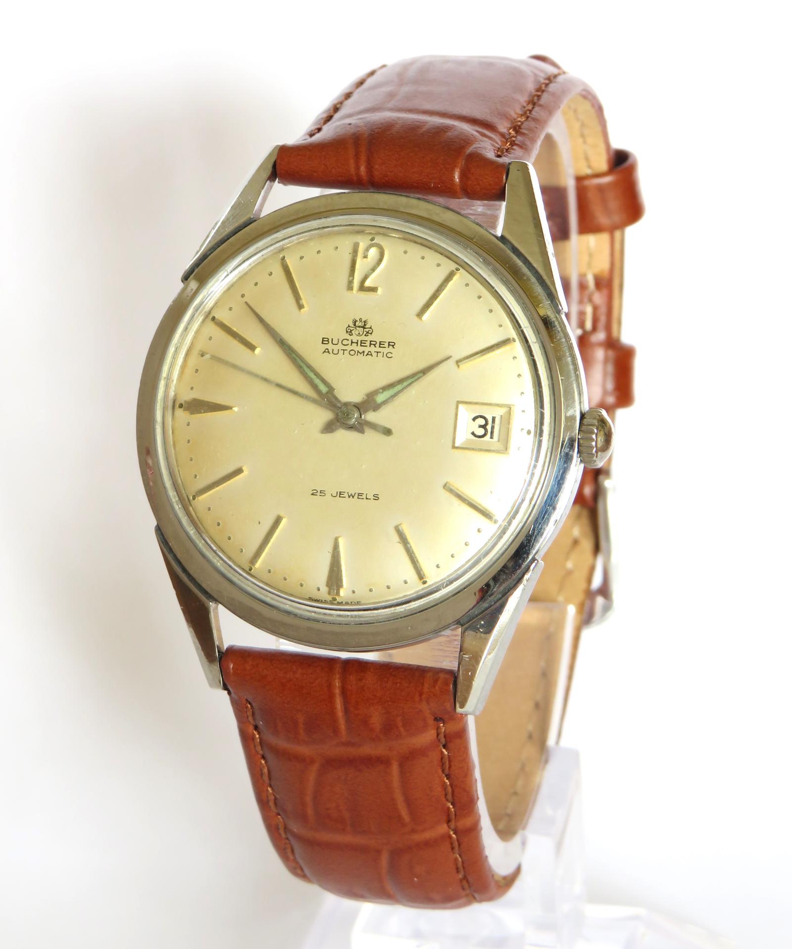 Watch : Gents 1950s/60s Bucherer Automatic Wrist Watch (1 of 5) Watch : Gents 1950s/60s Bucherer Automatic Wrist Watch (1 of 5)