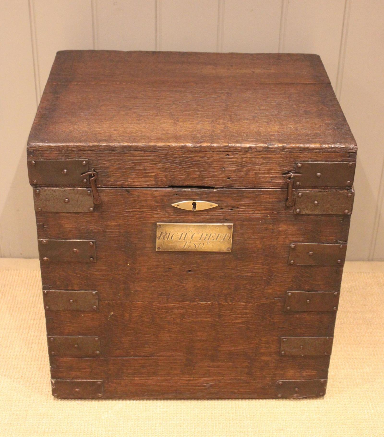 Late 19th Century Oak Silver Chest (1 of 13) Late 19th Century Oak Silver Chest (1 of 13)