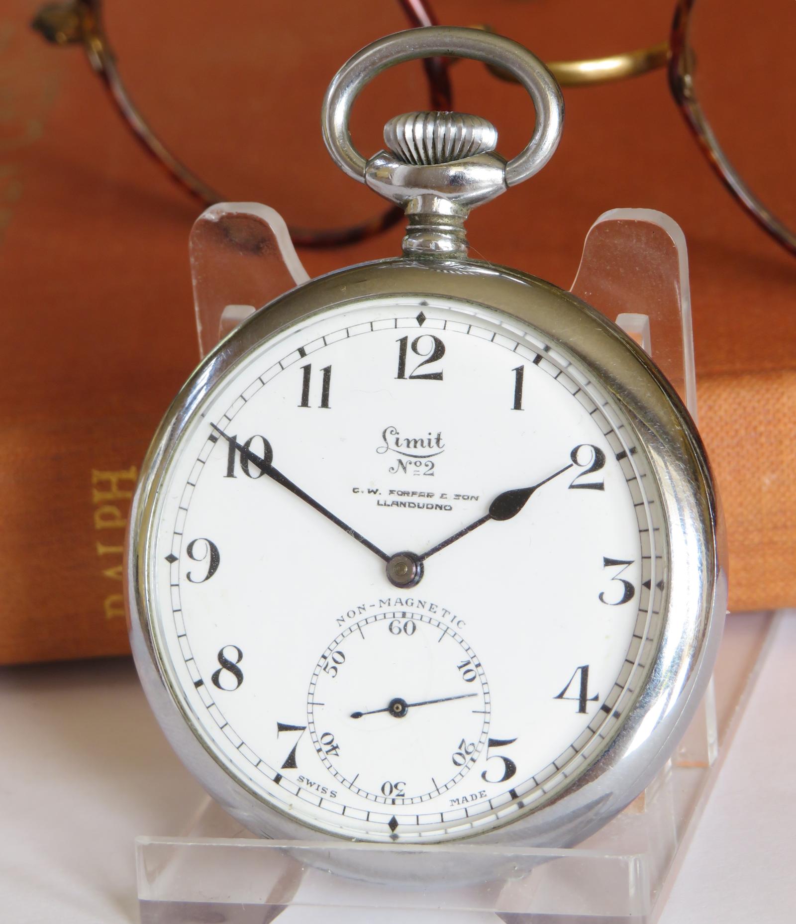 Pocket Watch: Antique 1920s Limit No 2 Pocket Watch, Llandudno (1 of 5) Pocket Watch: Antique 1920s Limit No 2 Pocket Watch, Llandudno (1 of 5)