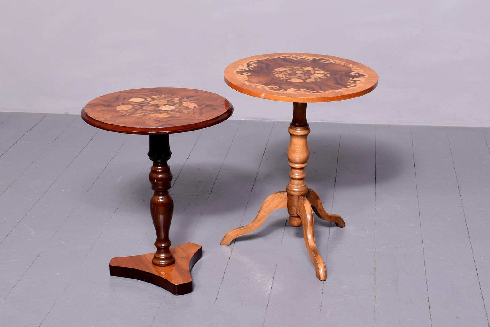 Two Italian Circular Occasional Tables (1 of 6) Two Italian Circular Occasional Tables (1 of 6)
