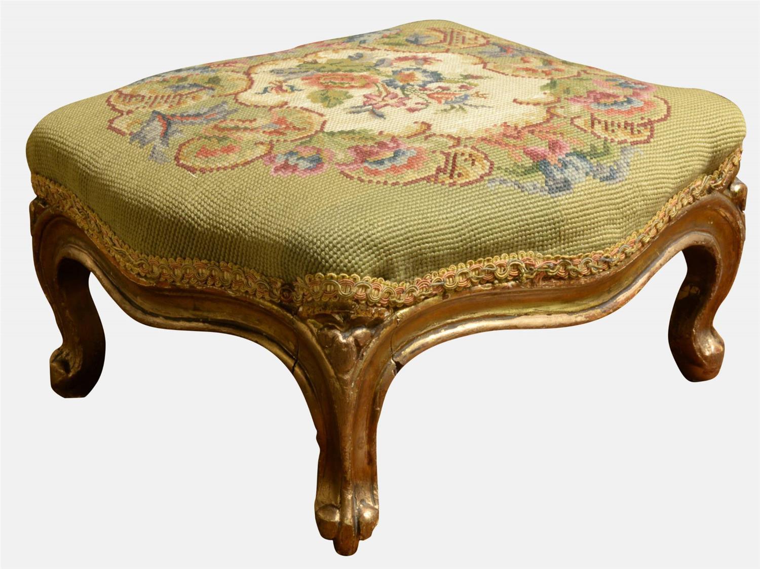 Victorian Gilded Stool (1 of 1) Victorian Gilded Stool (1 of 1)