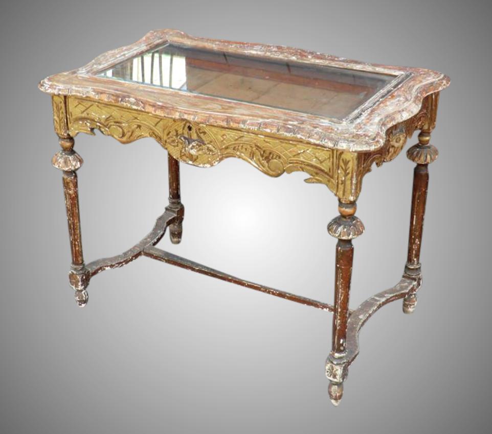 Gilded Display Desk from French 19th Century Jeweller (1 of 6)