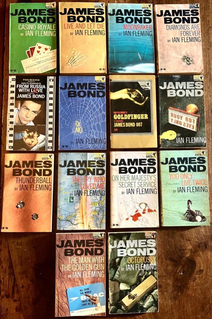 1960's Complete Set of James Bond Novels by Ian Fleming 14 X Vols Pan Editions (1 of 3) 1960's Complete Set of James Bond Novels by Ian Fleming 14 X Vols Pan Editions (1 of 3)