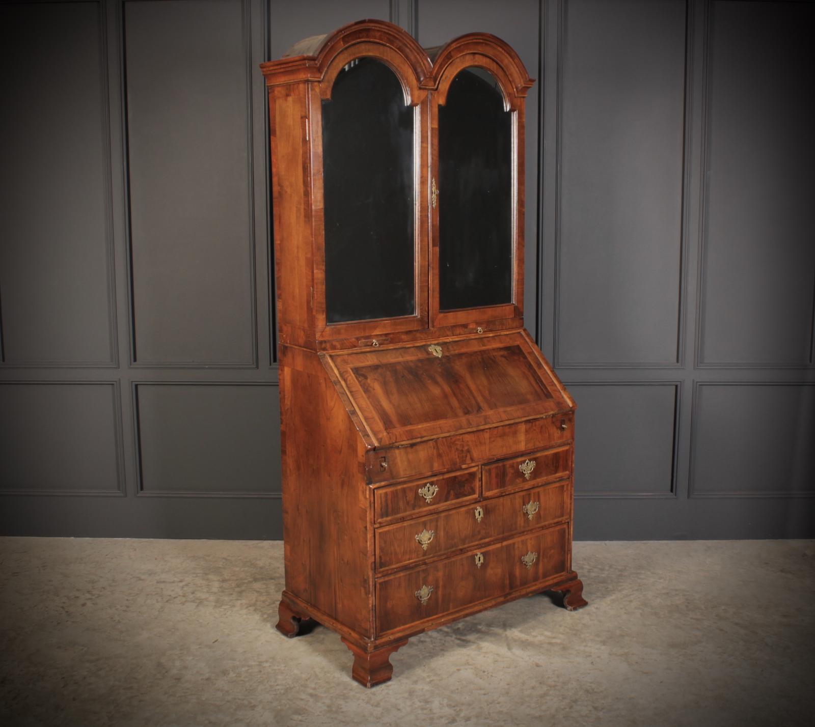18th Century Walnut Bureau Bookcase (1 of 9)