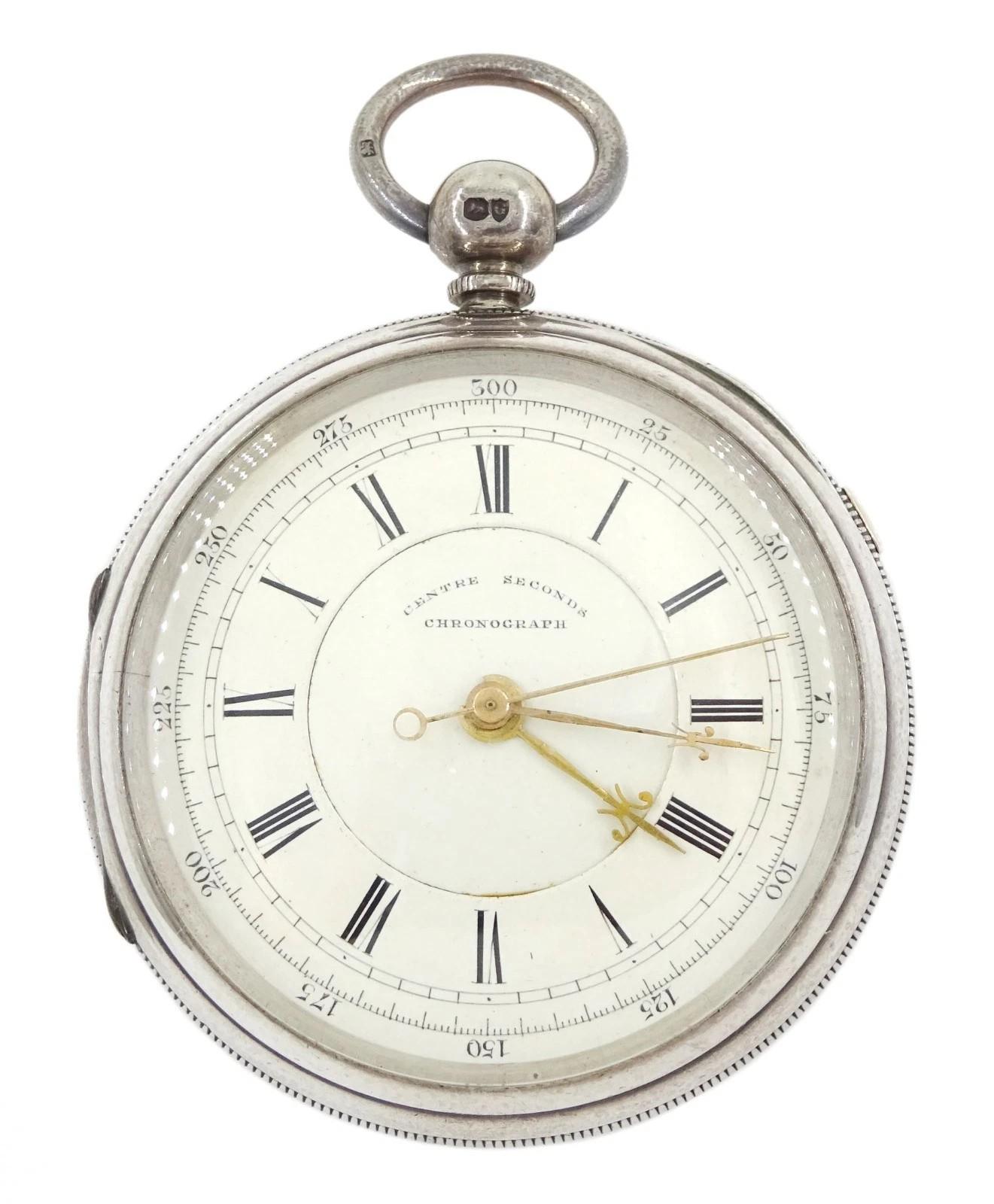 Lovely 1882 Centre Seconds Chronograph Fusee Pocket Watch by John Blackhurst, Crewe (1 of 6) Lovely 1882 Centre Seconds Chronograph Fusee Pocket Watch by John Blackhurst, Crewe (1 of 6)