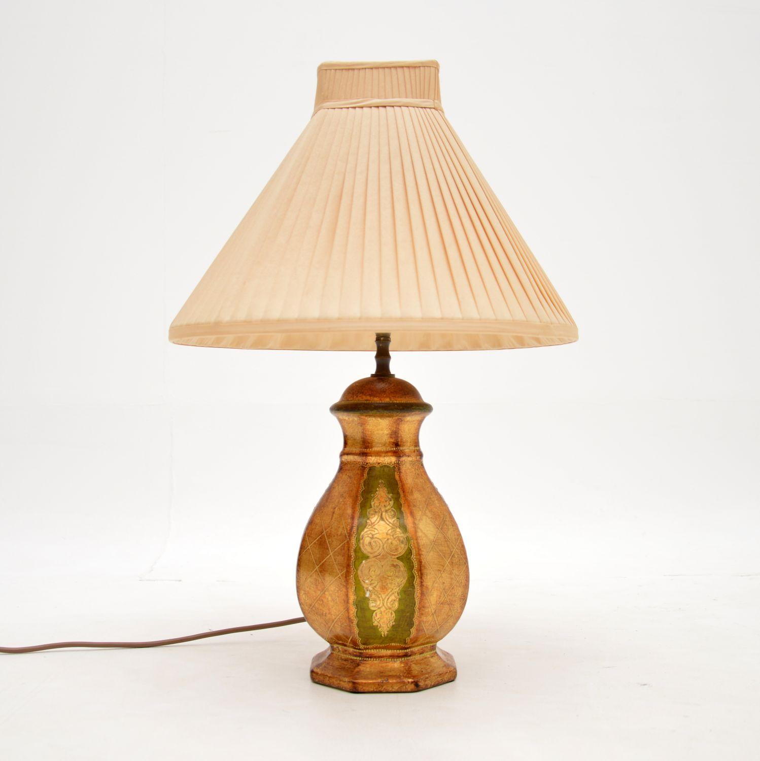 Antique Italian Ceramic Table Lamp (1 of 6) Antique Italian Ceramic Table Lamp (1 of 6)