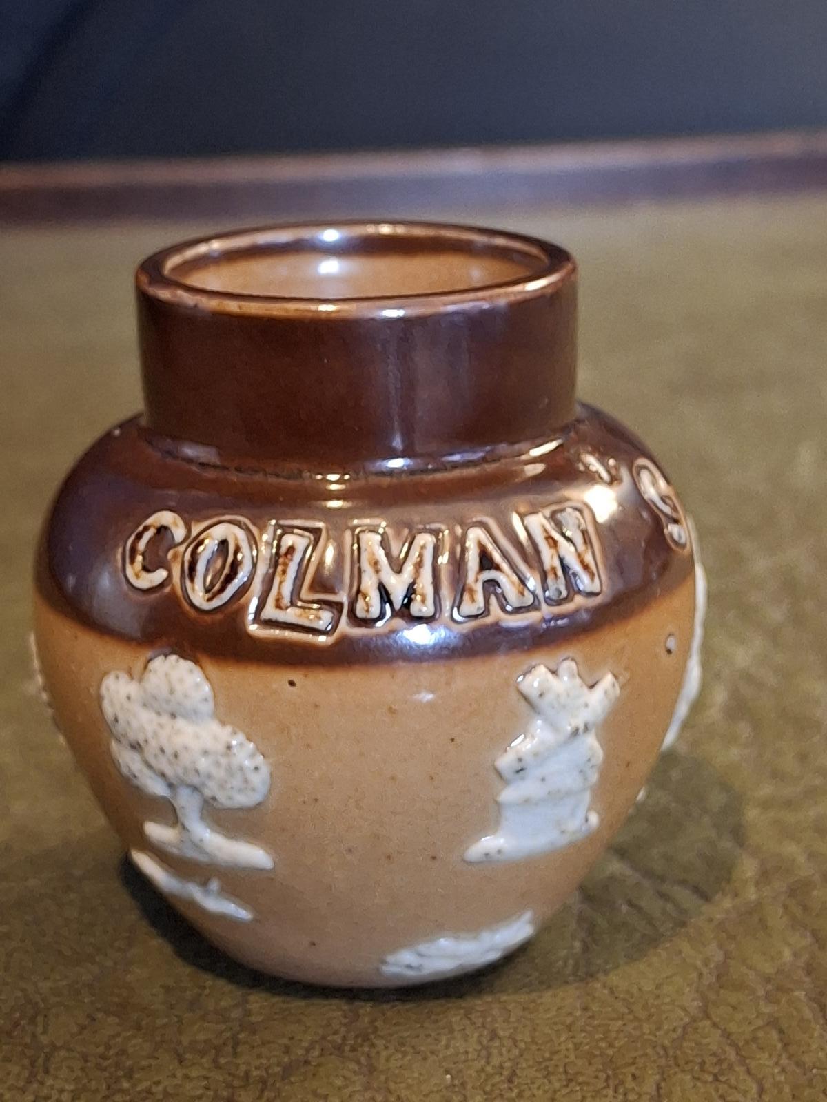 Early 20th Century Royal Doulton Colmans Mustard Pot (1 of 7) Early 20th Century Royal Doulton Colmans Mustard Pot (1 of 7)