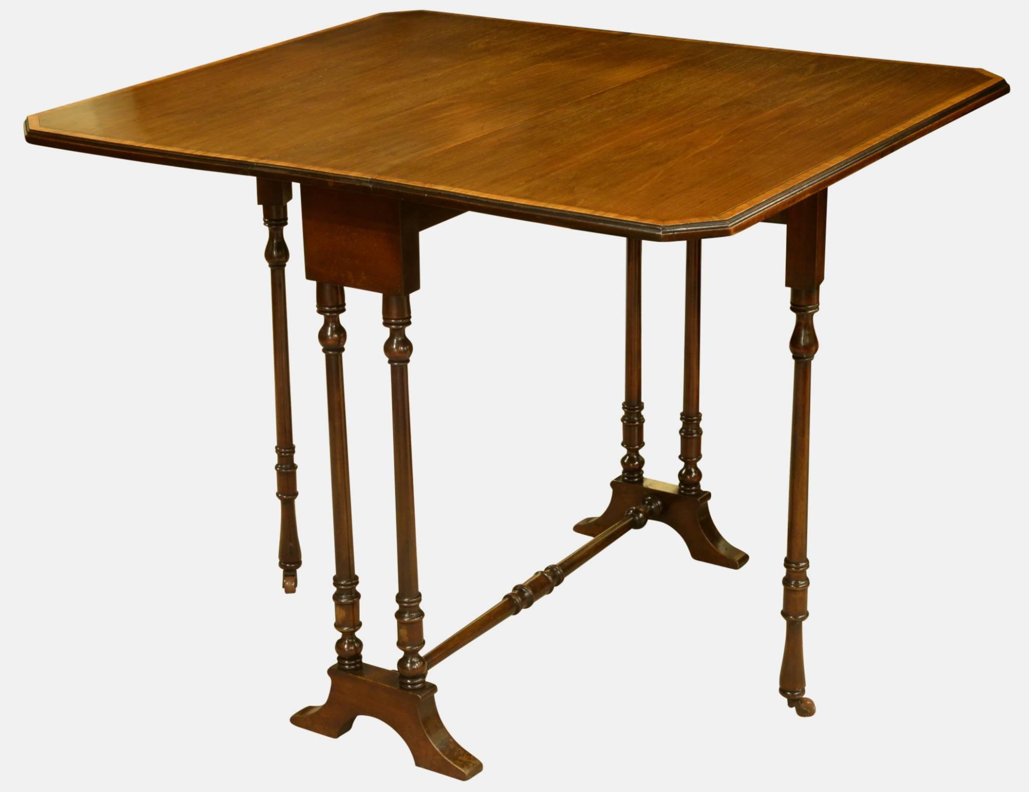 Edwardian Mahogany Sutherland Table (1 of 1) Edwardian Mahogany Sutherland Table (1 of 1)