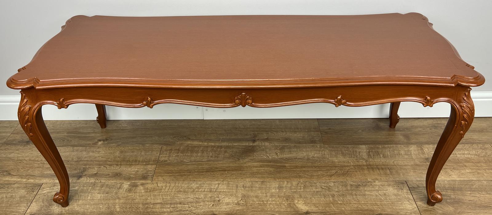 Coffee Table Vintage French Style Carved Coffee Table (1 of 15) Coffee Table Vintage French Style Carved Coffee Table (1 of 15)