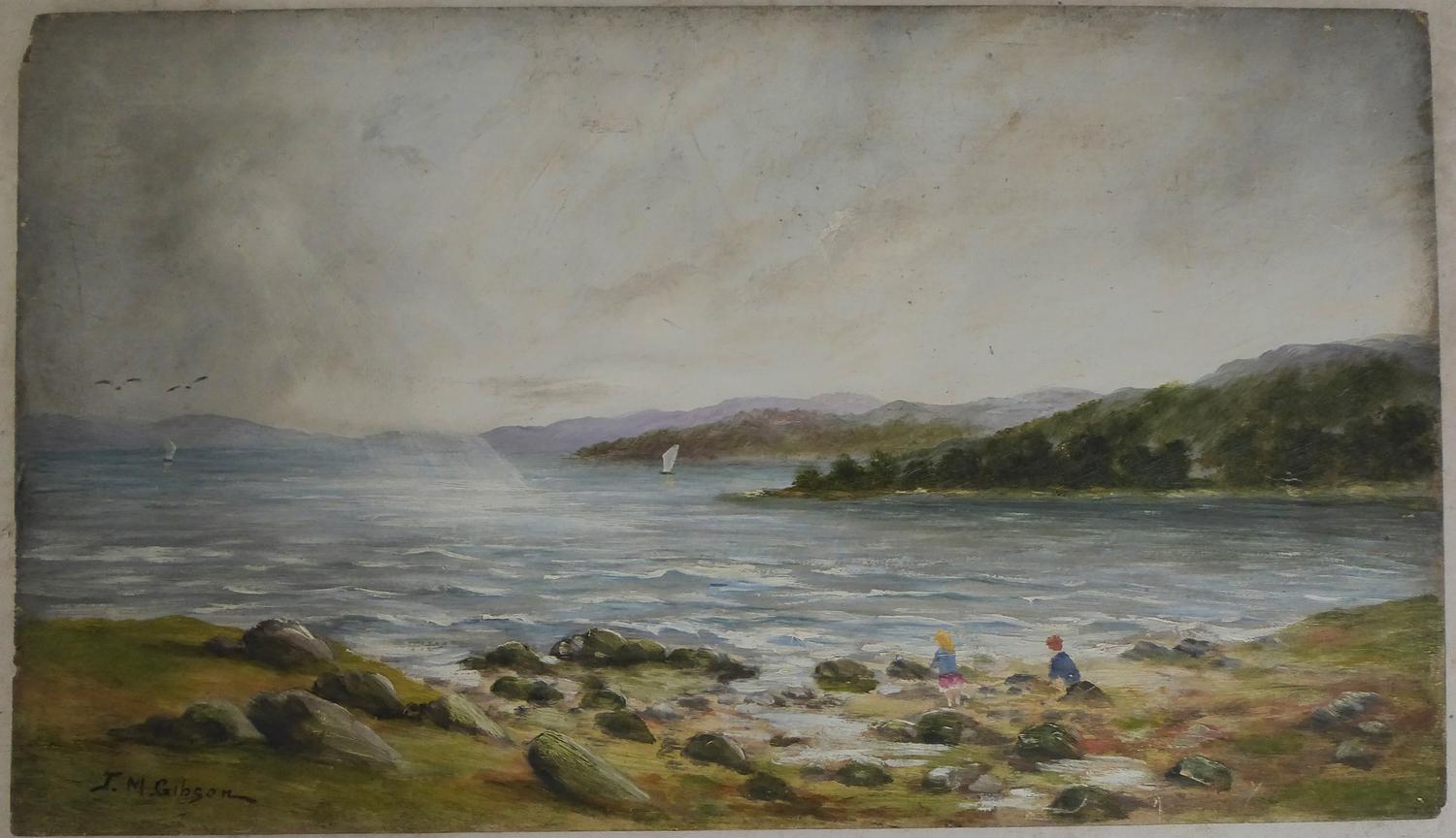 Oil on Board - 20th Century - Gareloch - Signed JM Gibson (1 of 1)