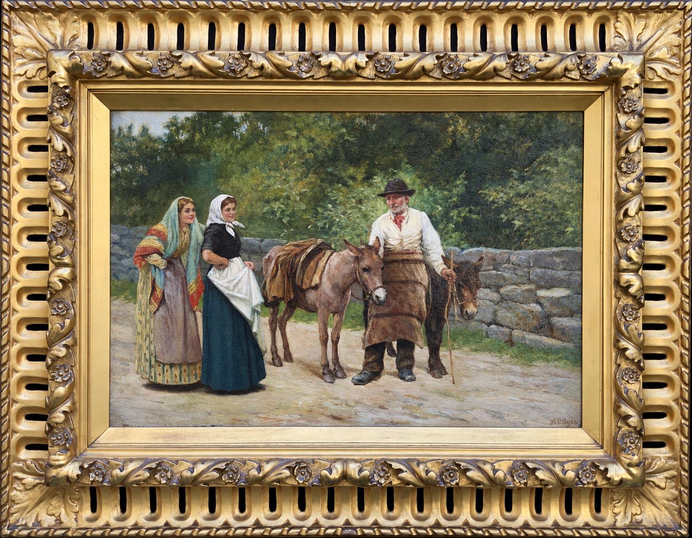Alfred Walter Bayes (1831-1909) Large Victorian Oil Painting in Giltwood Frame (1 of 13) Alfred Walter Bayes (1831-1909) Large Victorian Oil Painting in Giltwood Frame (1 of 13)