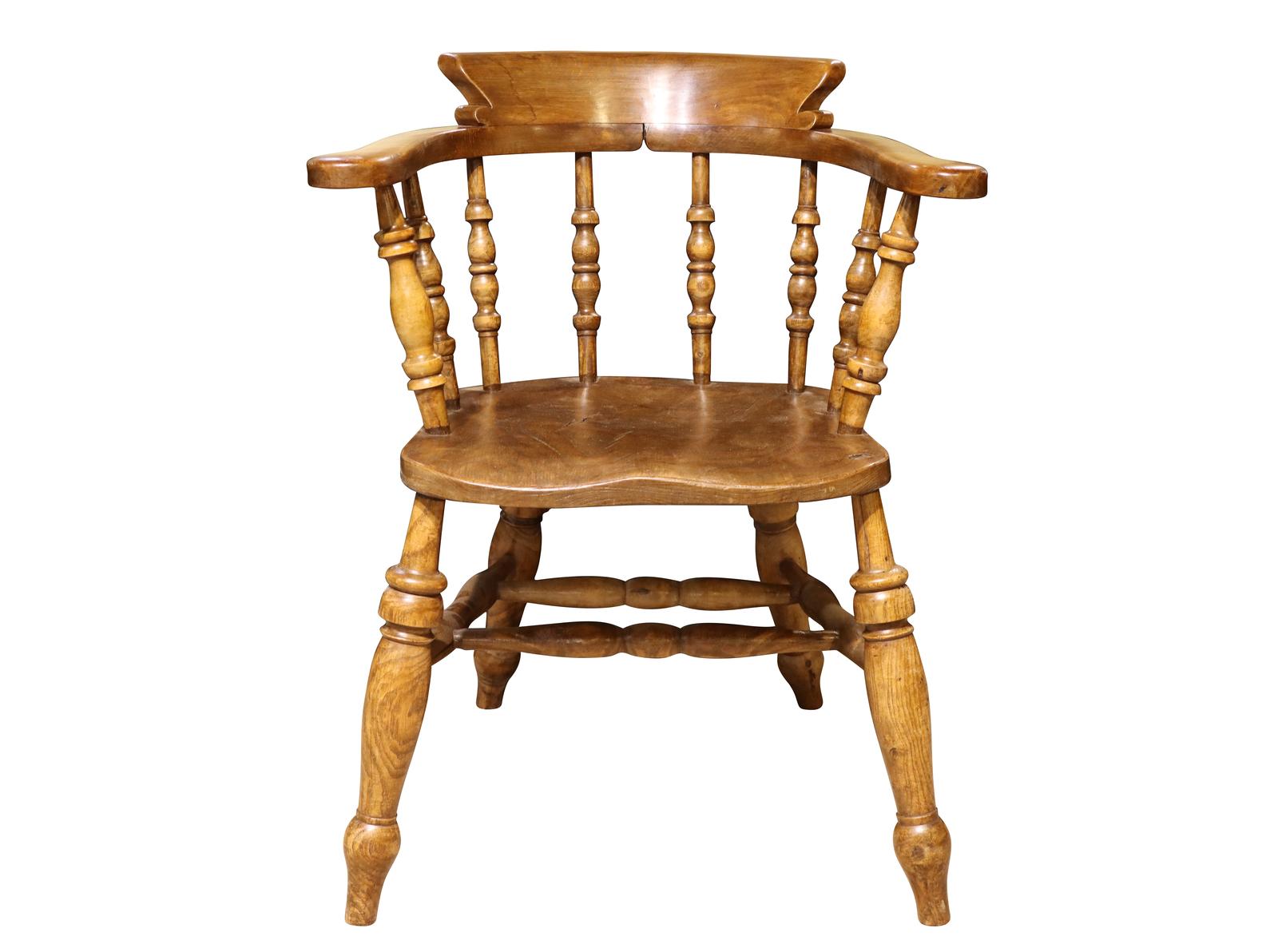 19thc Smokers Bow Arm Chair (1 of 4) 19thc Smokers Bow Arm Chair (1 of 4)