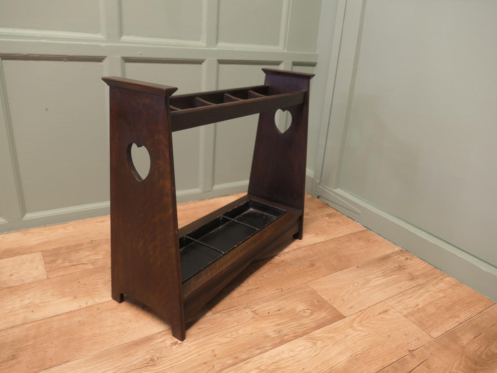 Liberty Design Arts & Crafts Oak Stick / Umbrella Stand (1 of 6) Liberty Design Arts & Crafts Oak Stick / Umbrella Stand (1 of 6)