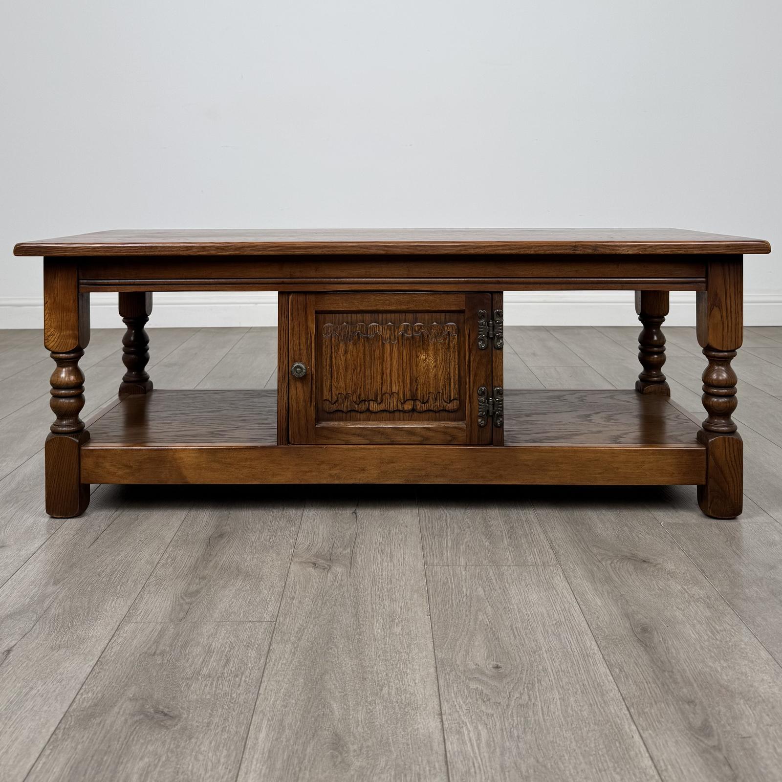 Antique 20th Century Carved Oak Coffee Table (1 of 11) Antique 20th Century Carved Oak Coffee Table (1 of 11)