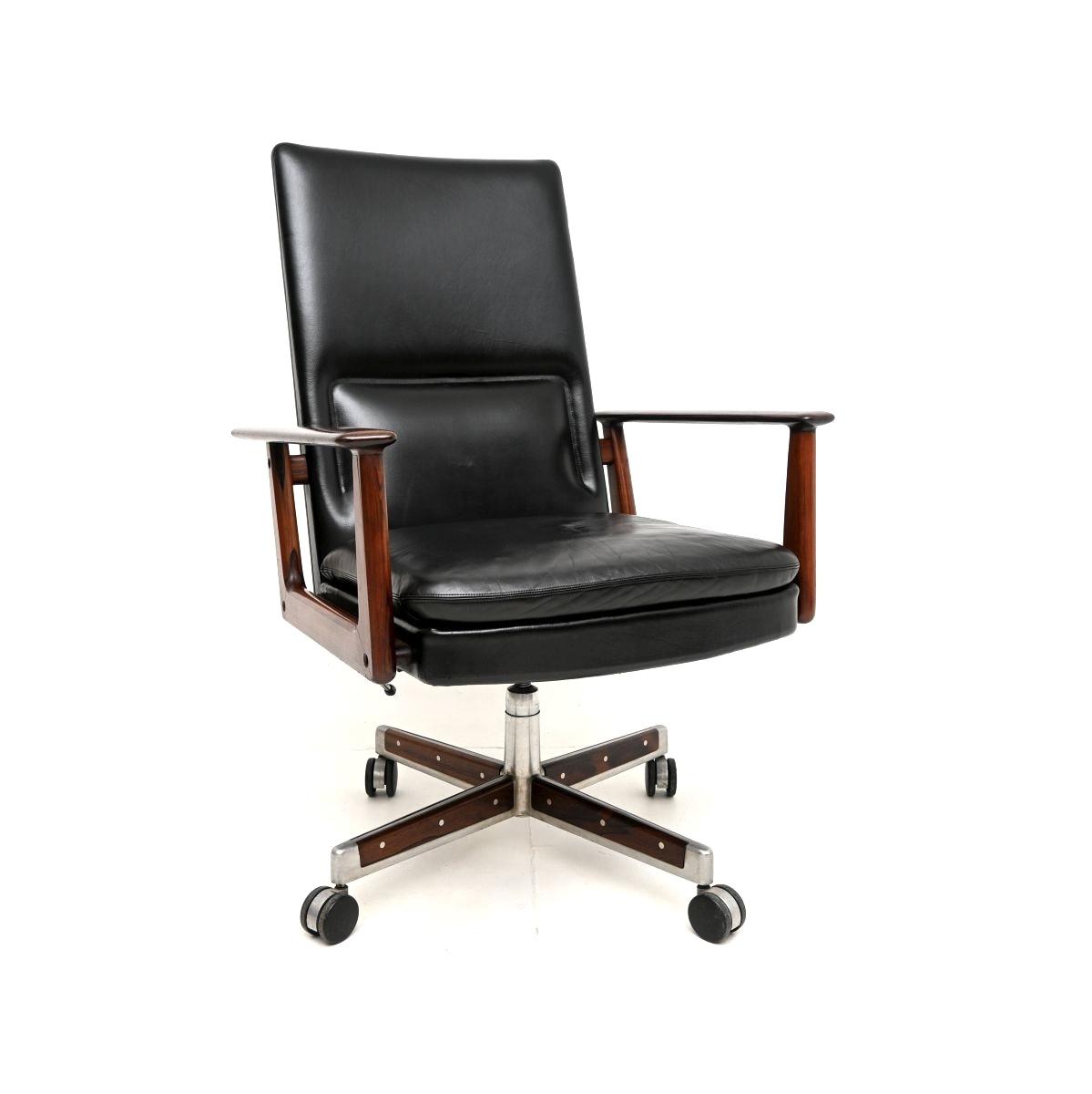 Danish Vintage Rosewood & Leather Desk Chair by Arne Vodder (1 of 10) Danish Vintage Rosewood & Leather Desk Chair by Arne Vodder (1 of 10)
