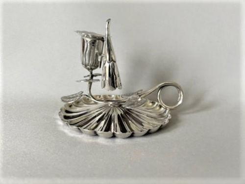 Superb Early Victorian Silver Chamberstick (1 of 13) Superb Early Victorian Silver Chamberstick (1 of 13)