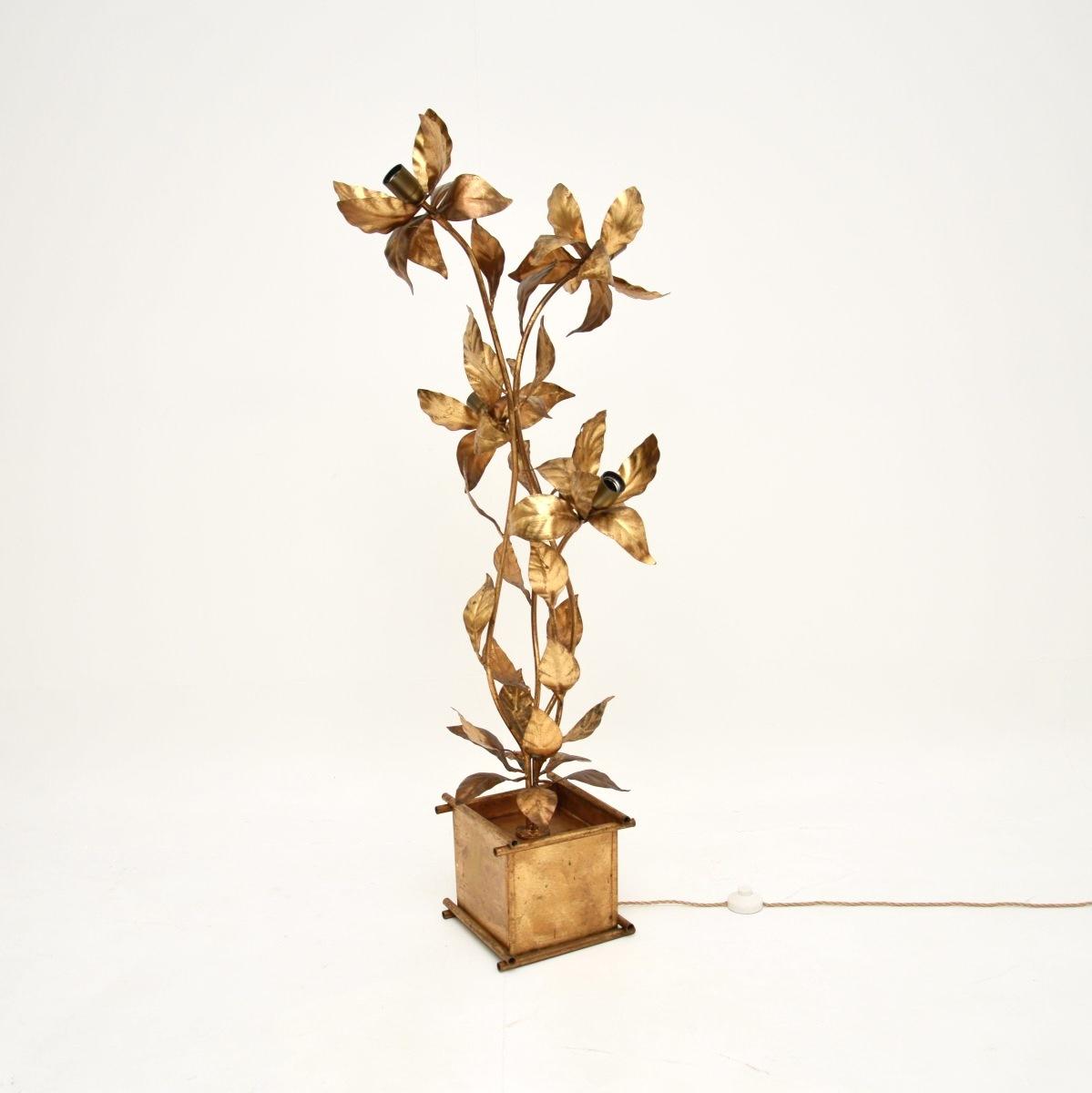 Vintage Gilt Metal Floor Lamp by Hans Kogl (1 of 12)