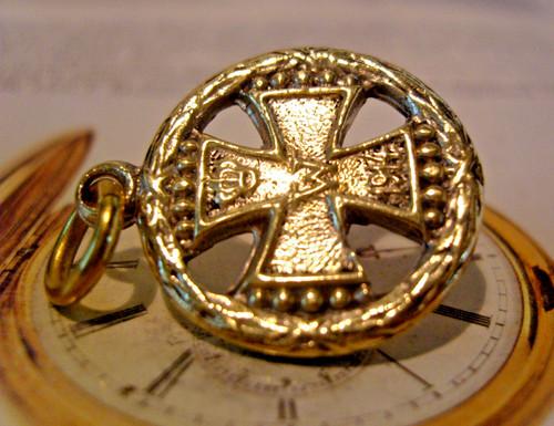 Pocket Watch Chain Fob Antique World War 1 Cross Dated 1914 (1 of 8) Pocket Watch Chain Fob Antique World War 1 Cross Dated 1914 (1 of 8)
