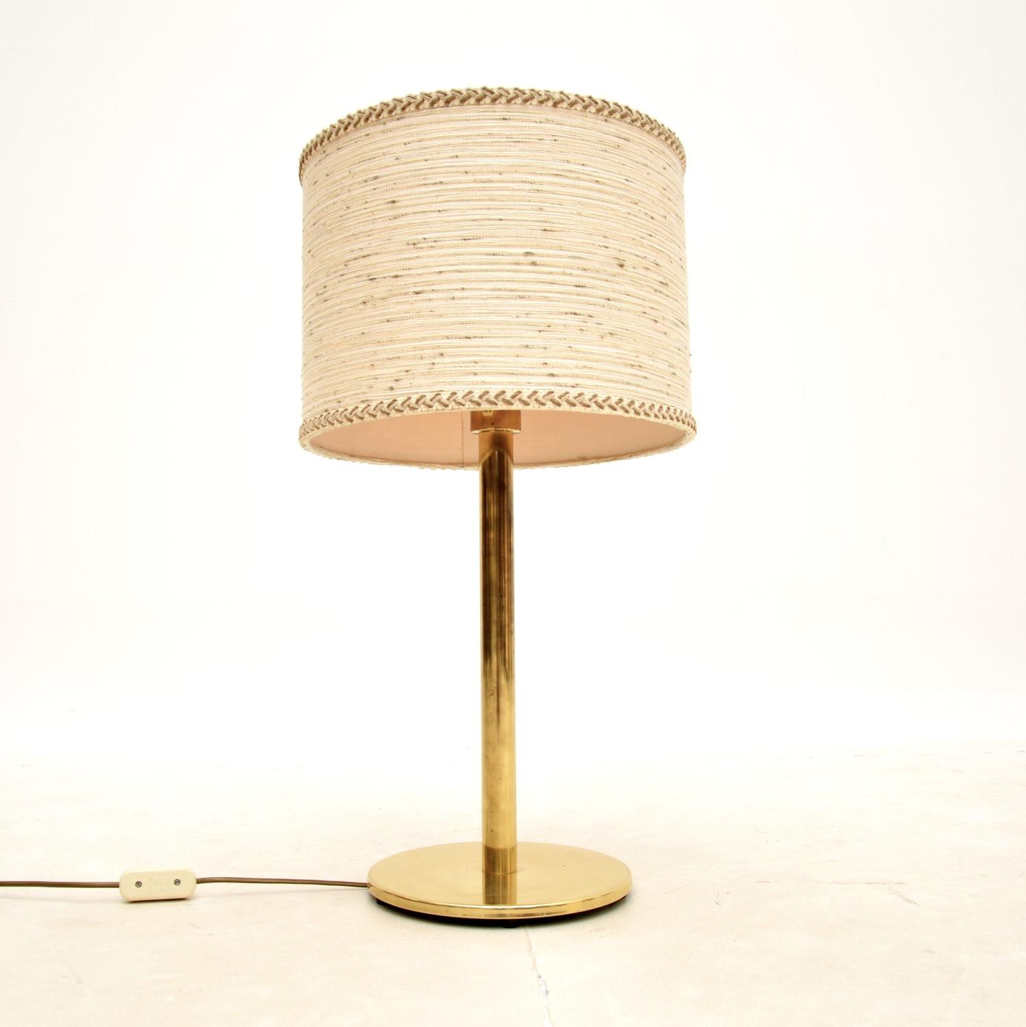 Vintage French Brass Table Lamp (1 of 6)