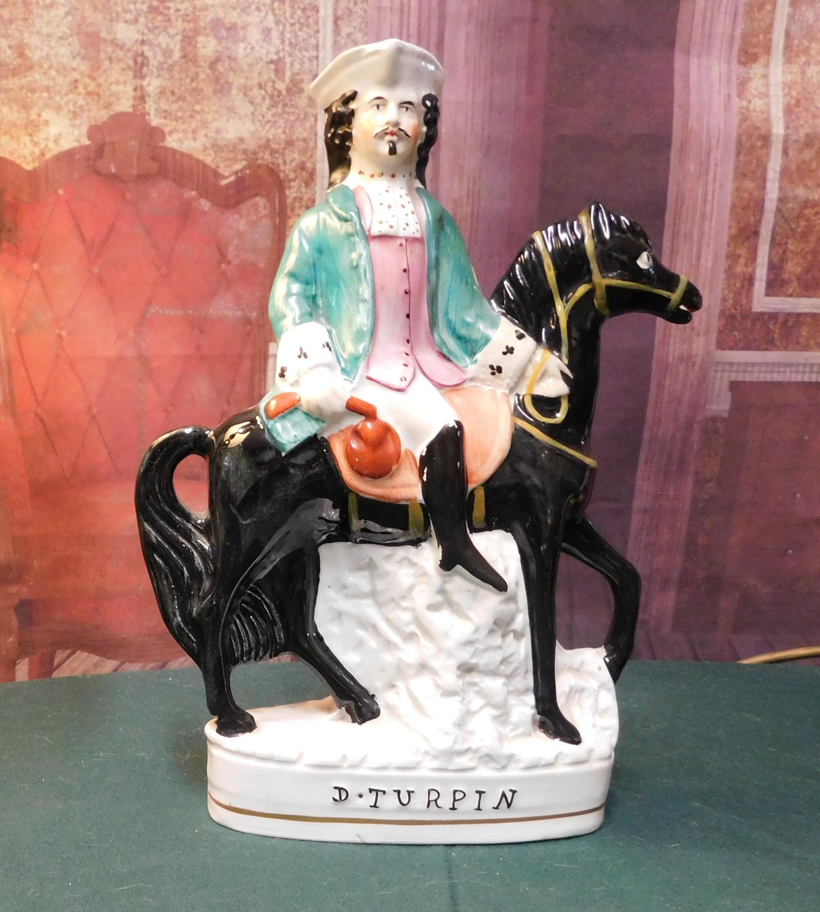 Staffordshire Flatback Dick Turpin Figure (1 of 8) Staffordshire Flatback Dick Turpin Figure (1 of 8)