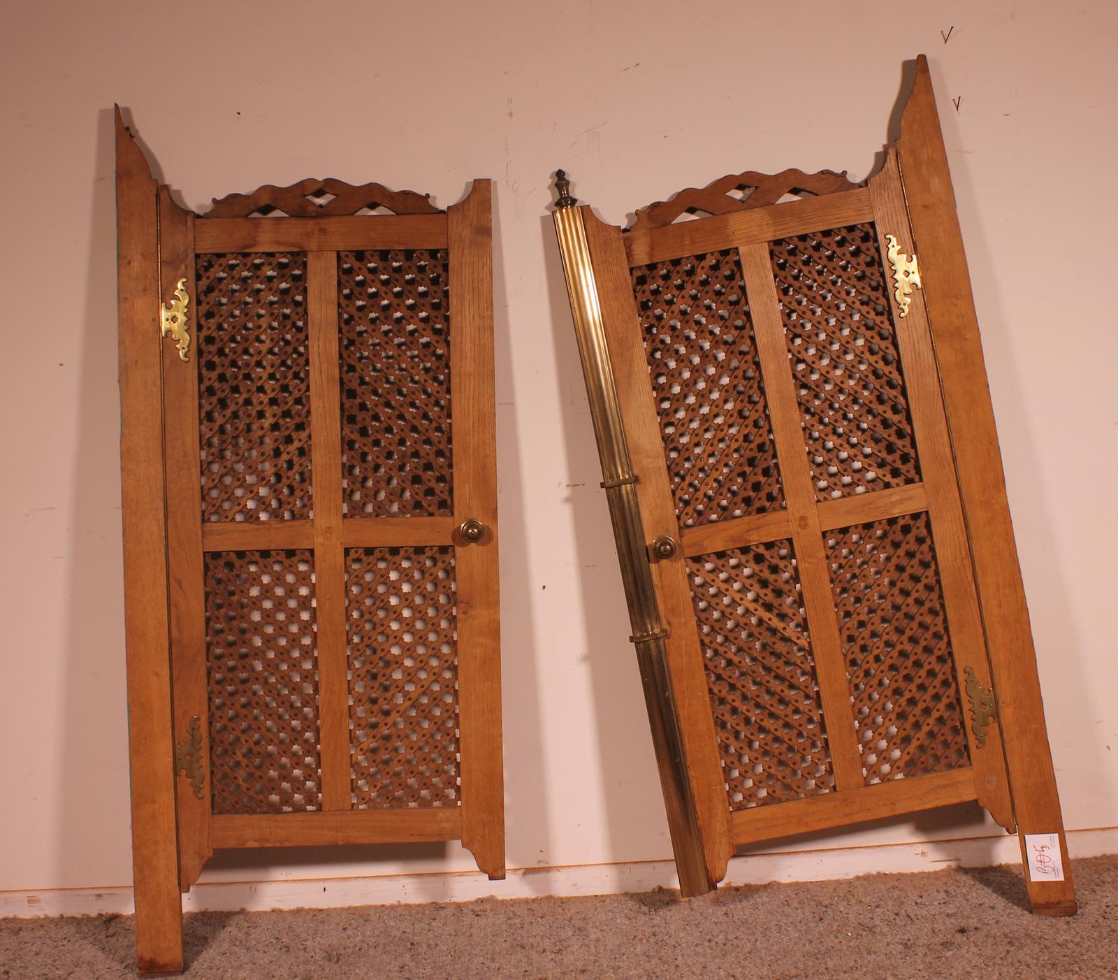 2 Hispano Moorish Hinged Doors -19th Century (1 of 9)