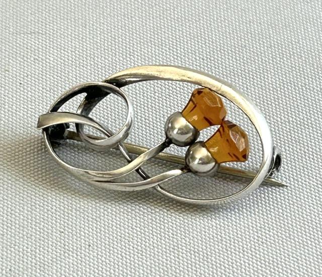 Charles Horner Silver Double Thistle Brooch (1 of 6) Charles Horner Silver Double Thistle Brooch (1 of 6)