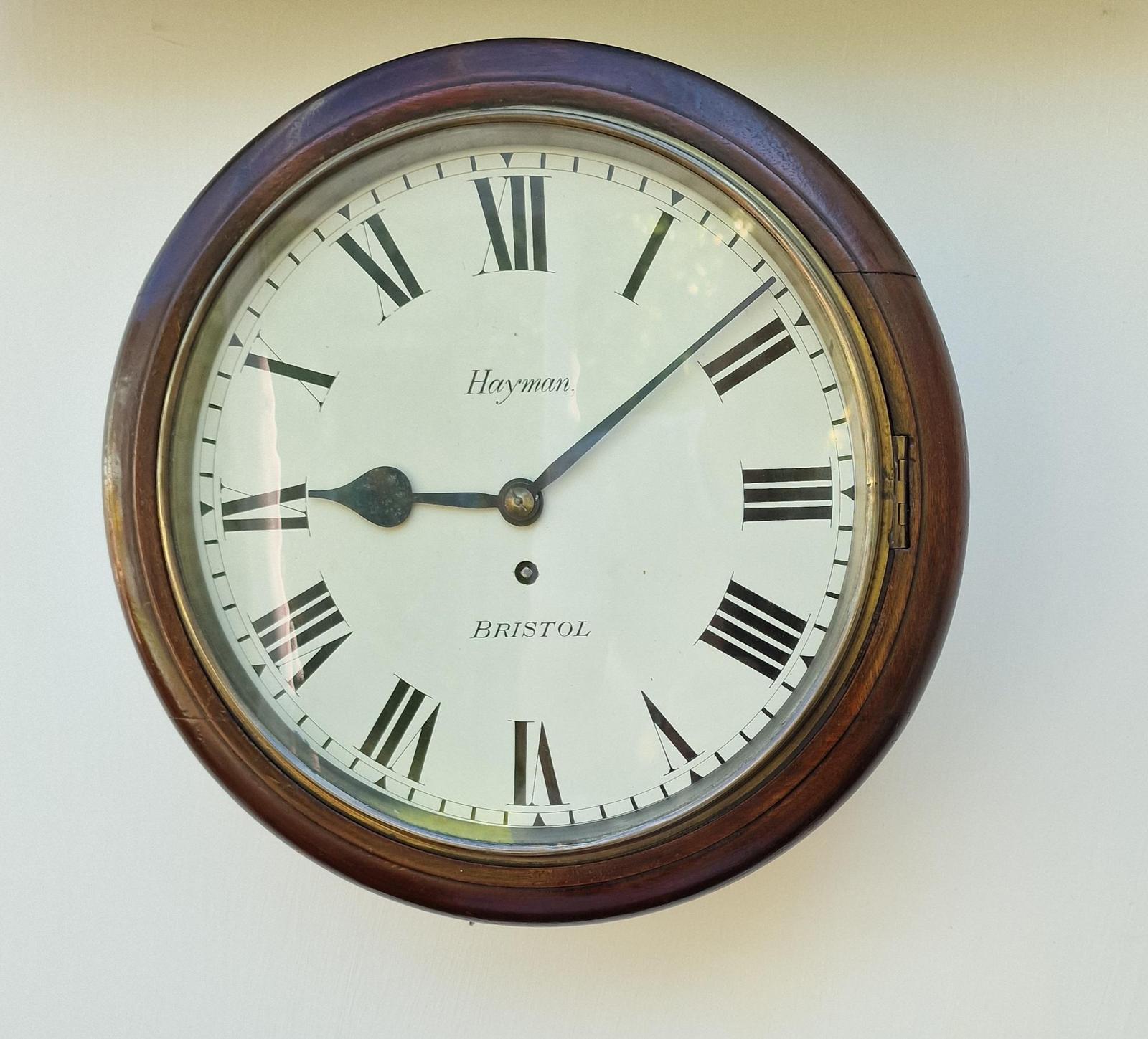 Hayman of Bristol Dial Fusee Wall Clock (1 of 5) Hayman of Bristol Dial Fusee Wall Clock (1 of 5)