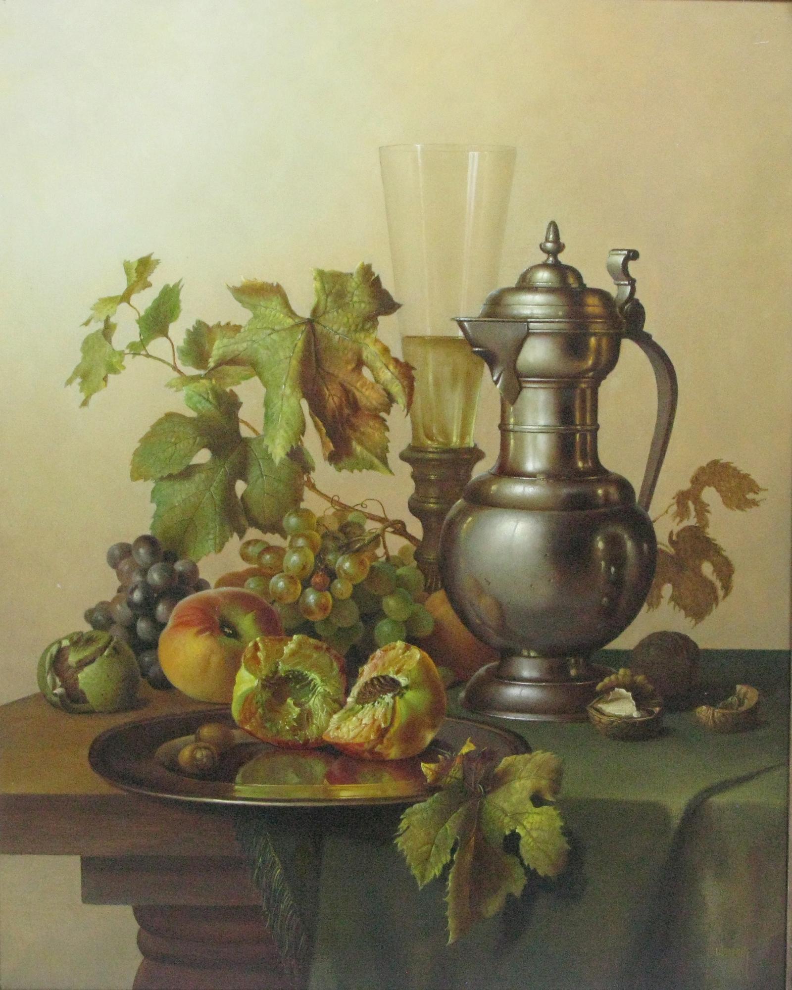 Andreas Gyula Bubarnik (Hungarian 1936-2010) Still Life Oil (1 of 4)