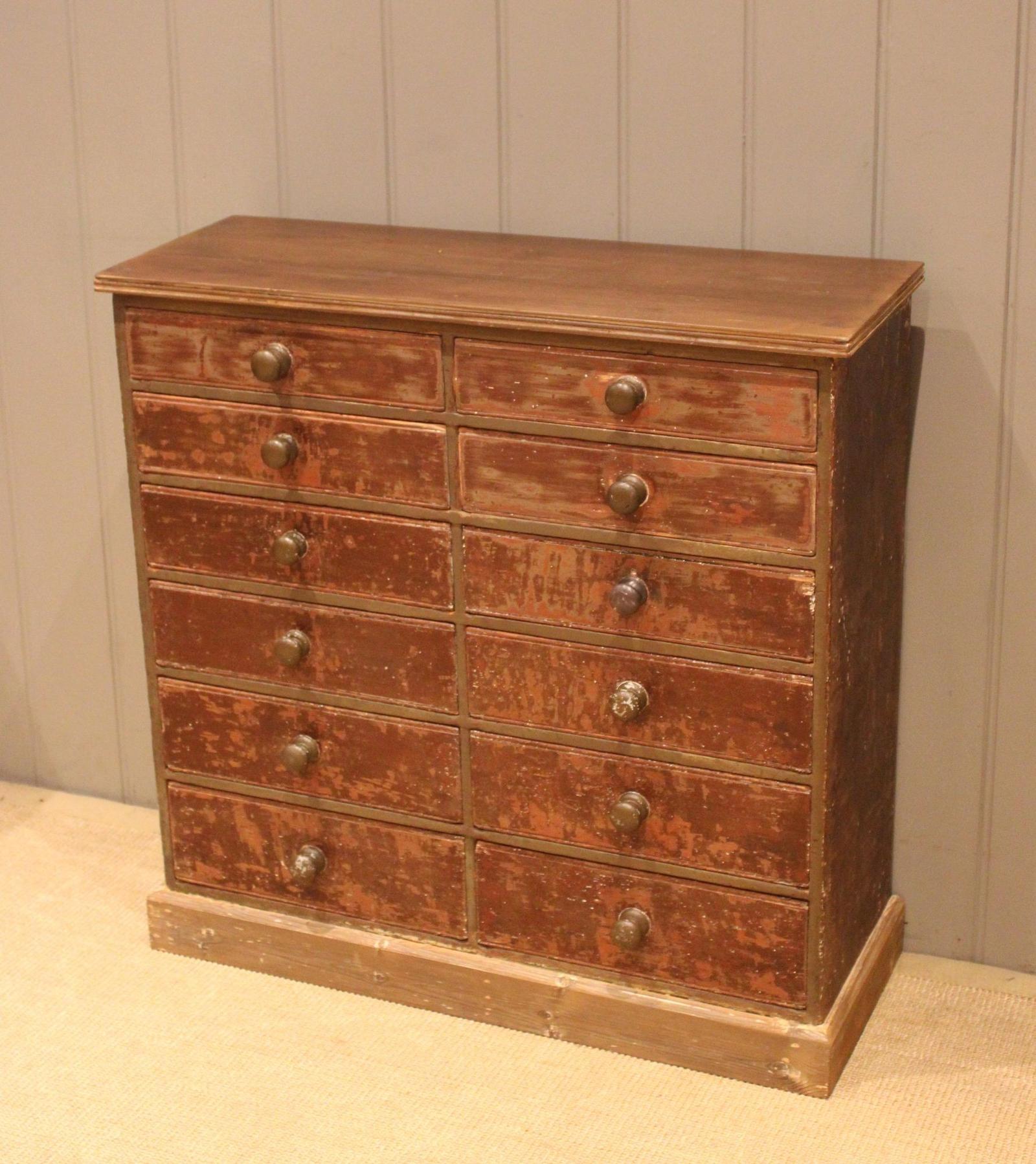 Victorian Rustic Pine Chest of Twelve Drawers (1 of 12) Victorian Rustic Pine Chest of Twelve Drawers (1 of 12)