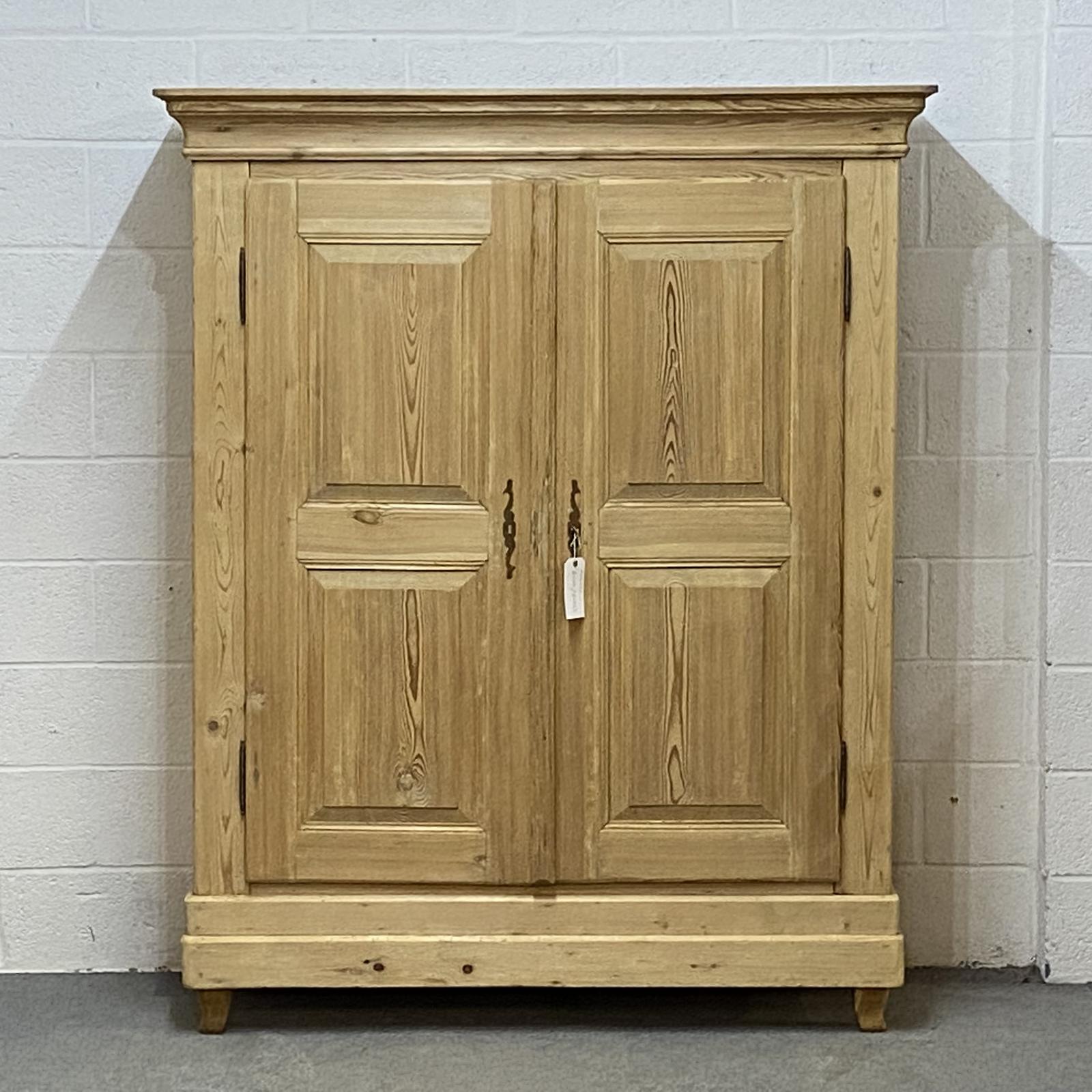 19th Century Double Pine Wardrobe - Dismantles (1 of 4) 19th Century Double Pine Wardrobe - Dismantles (1 of 4)