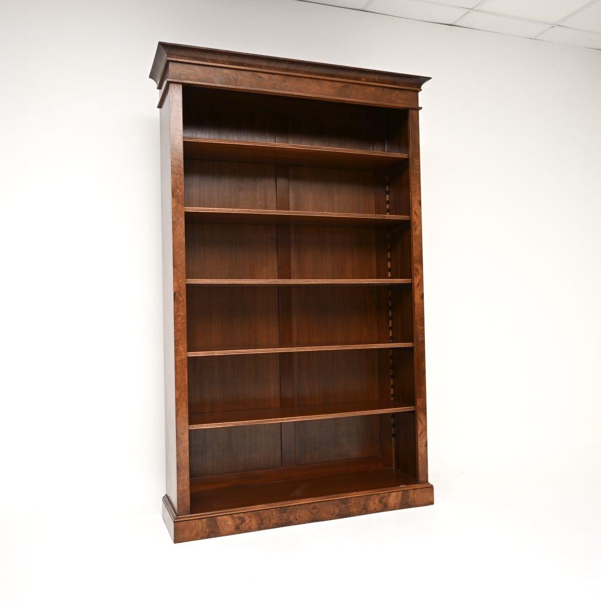 Antique Victorian Style Walnut Open Bookcase (1 of 10) Antique Victorian Style Walnut Open Bookcase (1 of 10)