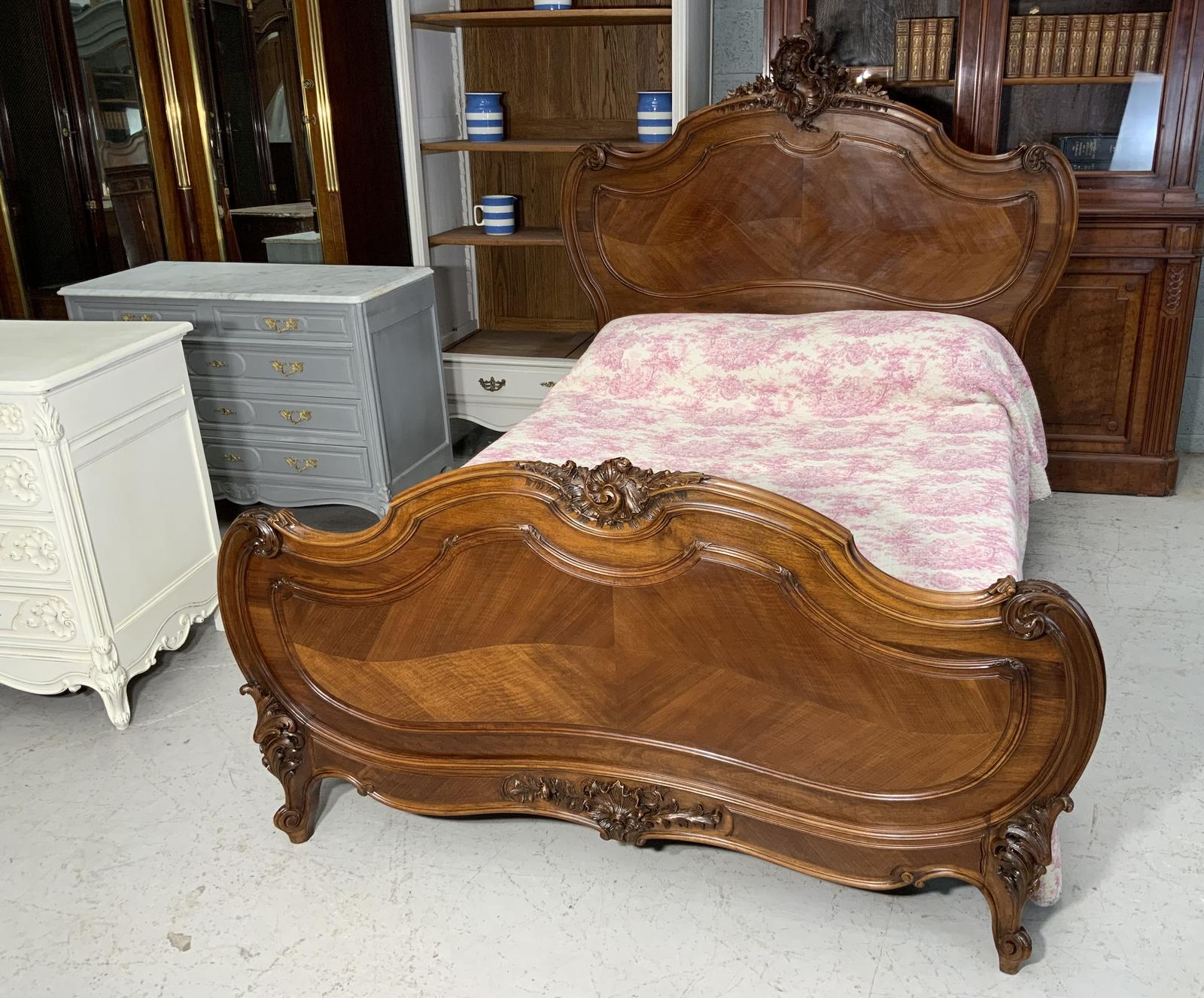 Walnut French Double Bed (1 of 10) Walnut French Double Bed (1 of 10)