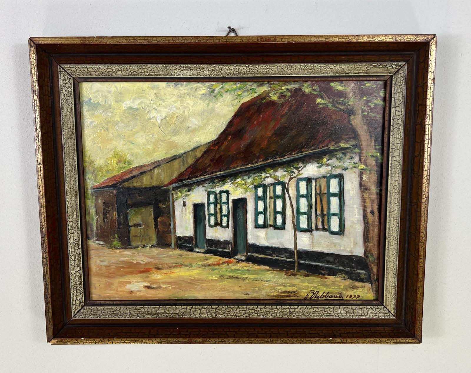 Vintage Oil Painting in Frame (1 of 6)