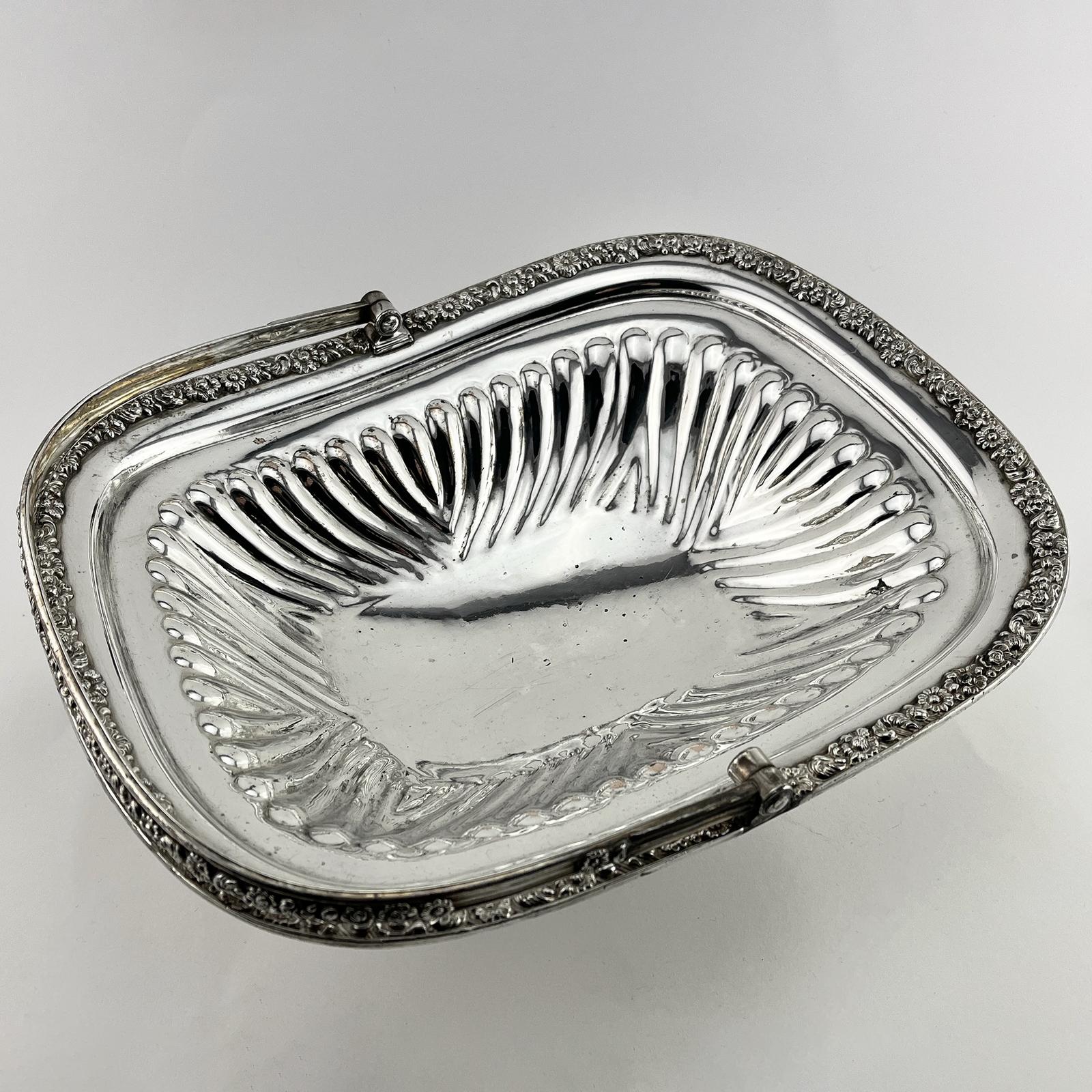 Large and Impressive Georgian Old Sheffield Plate Basket (1 of 7)