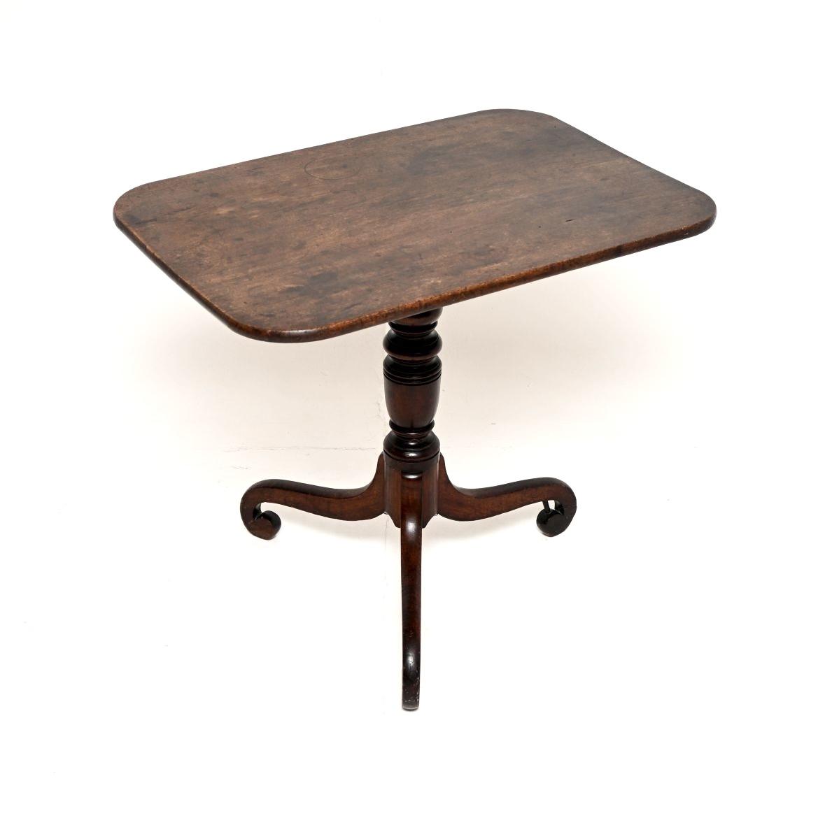 Antique Regency Period Mahogany Tilt Top Table (1 of 10) Antique Regency Period Mahogany Tilt Top Table (1 of 10)