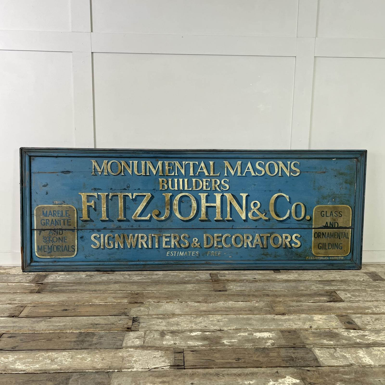 1940s Shop Trade Advertising Sign (1 of 8)