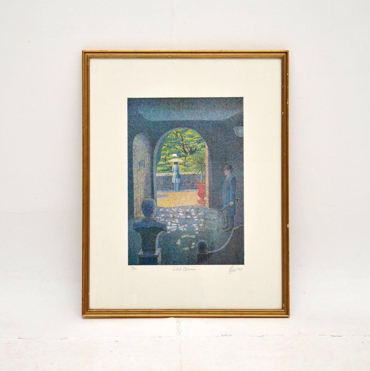 Signed Vintage Lithograph by Peter J Lee (1 of 8) Signed Vintage Lithograph by Peter J Lee (1 of 8)