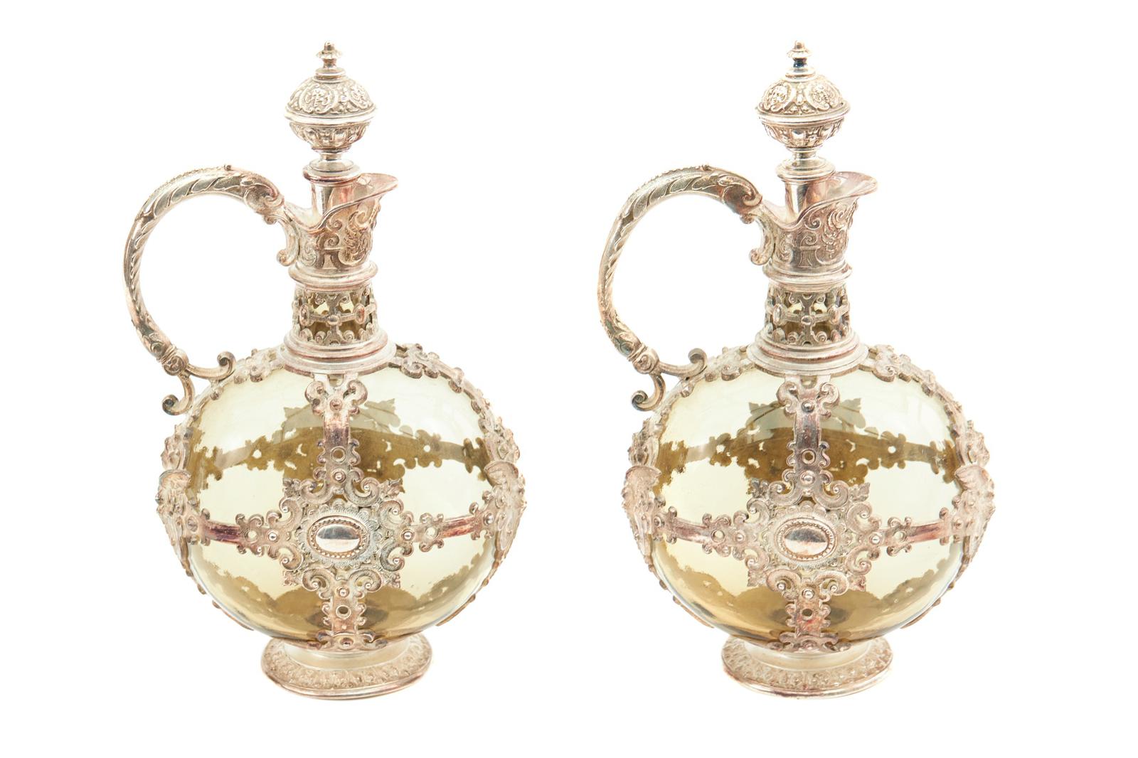 Antique Pair of Liqueur Ewers (1 of 5)