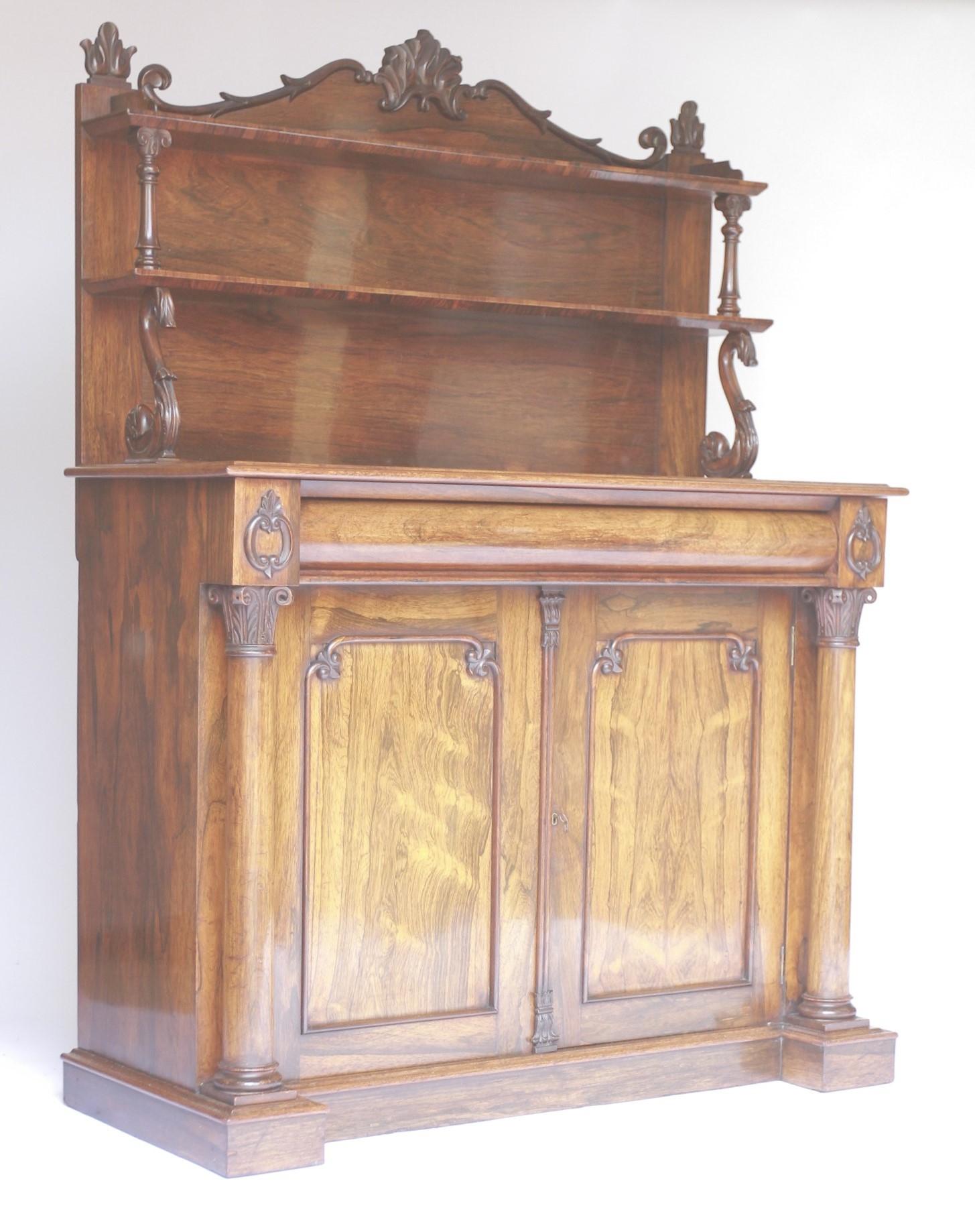 Fine William IV Period Rosewood Chiffonier (1 of 6) Fine William IV Period Rosewood Chiffonier (1 of 6)
