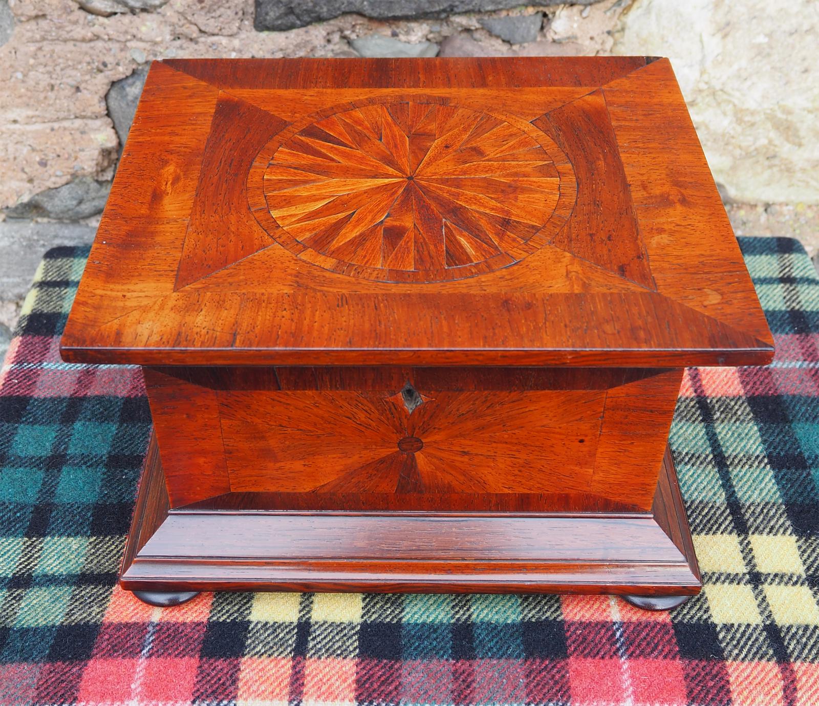 Stunning Walnut & Rosewood Sewing Box (1 of 8) Stunning Walnut & Rosewood Sewing Box (1 of 8)