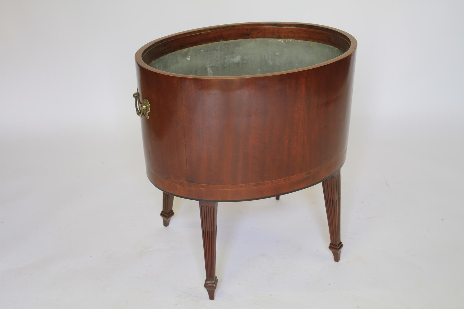 Regency Mahogany Oval Wine Cooler (1 of 6) Regency Mahogany Oval Wine Cooler (1 of 6)