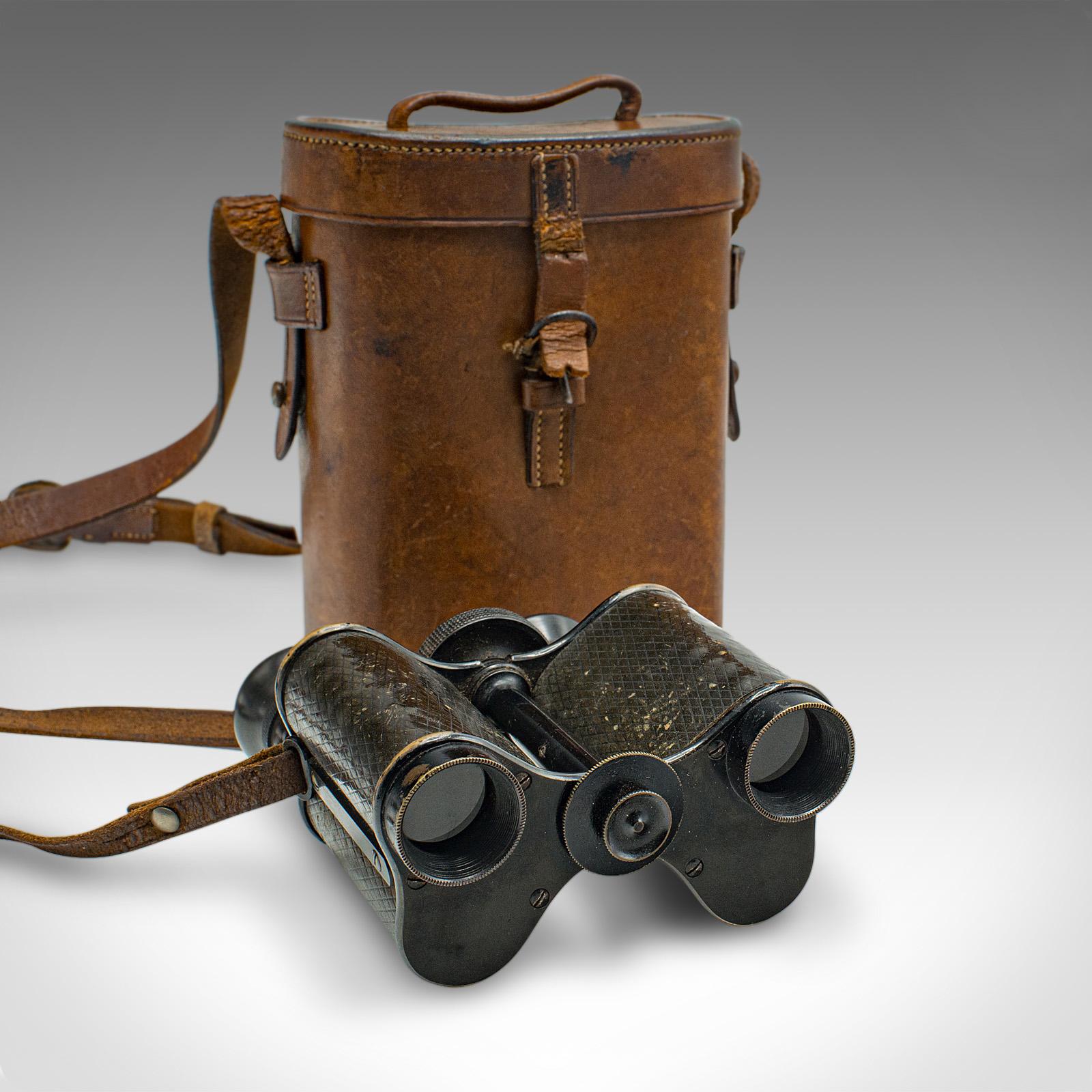 Antique Pair of Cased Binoculars, English, Brass, Optical Instrument c.1900 (1 of 12) Antique Pair of Cased Binoculars, English, Brass, Optical Instrument c.1900 (1 of 12)