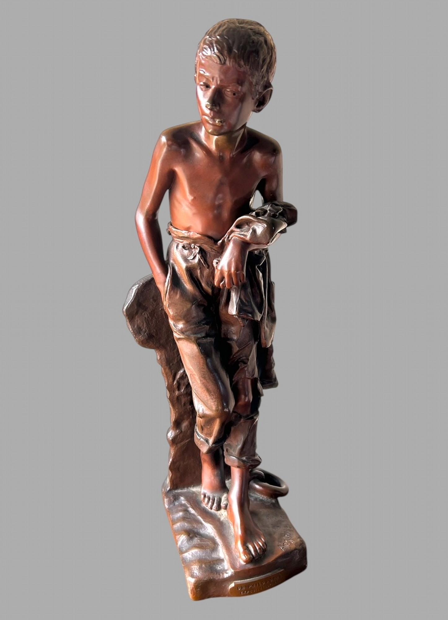 Joaquim Angles 19th Century French Bronze Entitled ' Un Philosophe' (1 of 9)